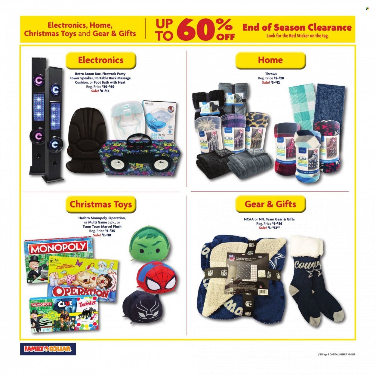 Family Dollar ad - 01/21/2024 - 01/27/2024. Page 9