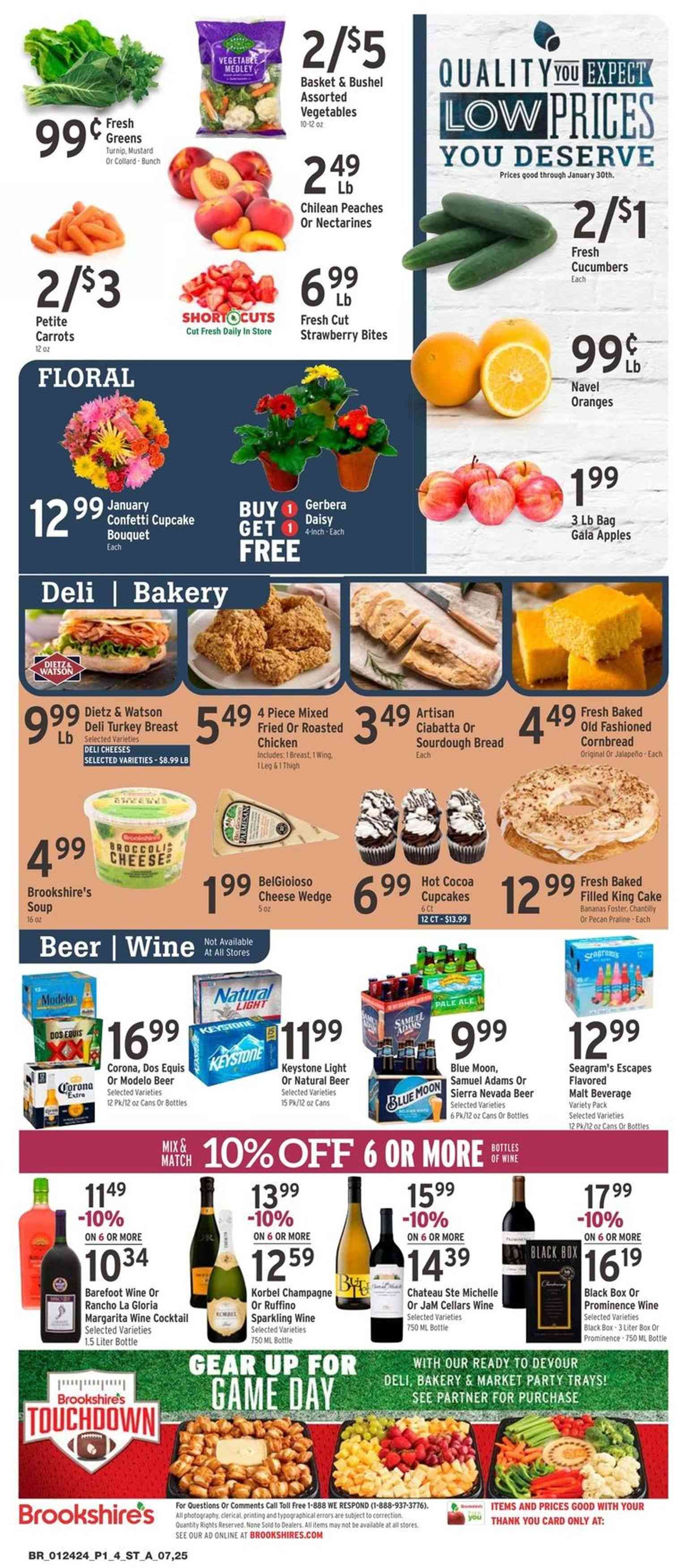 Brookshires ad - 01/24/2024 - 01/30/2024. Page 4