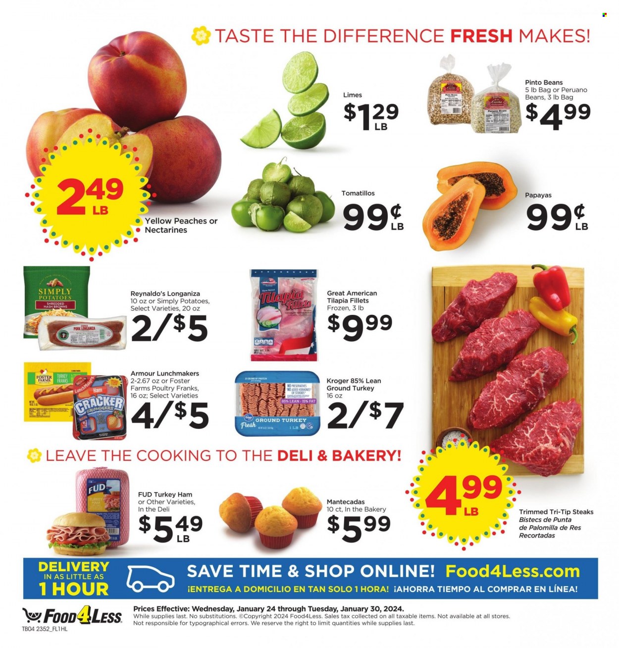 Food 4 Less ad - 01/24/2024 - 01/30/2024. Page 5