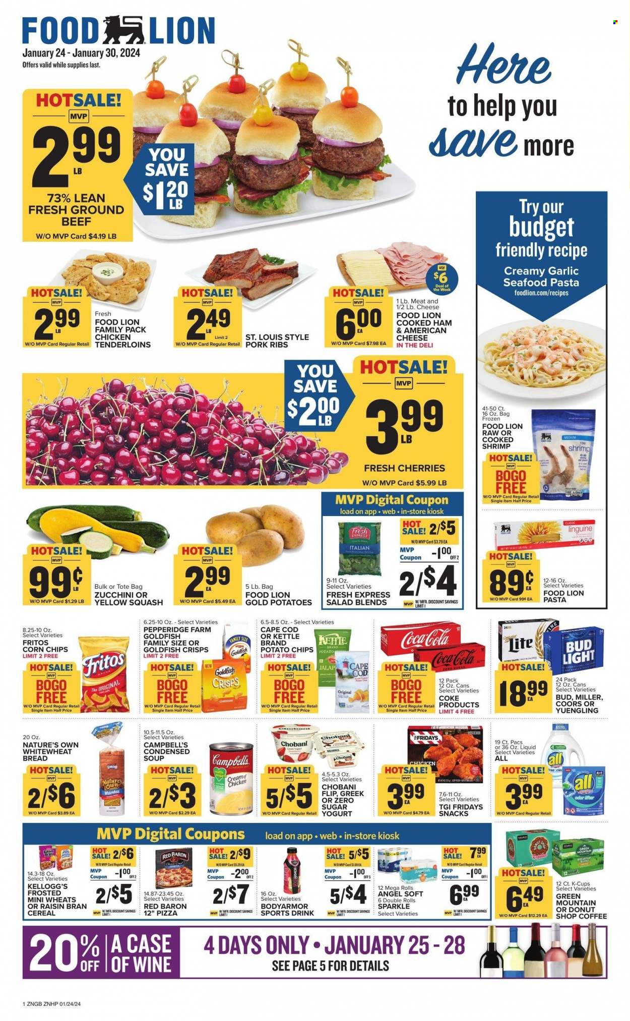 Food Lion ad - 01/24/2024 - 01/30/2024. Page 1