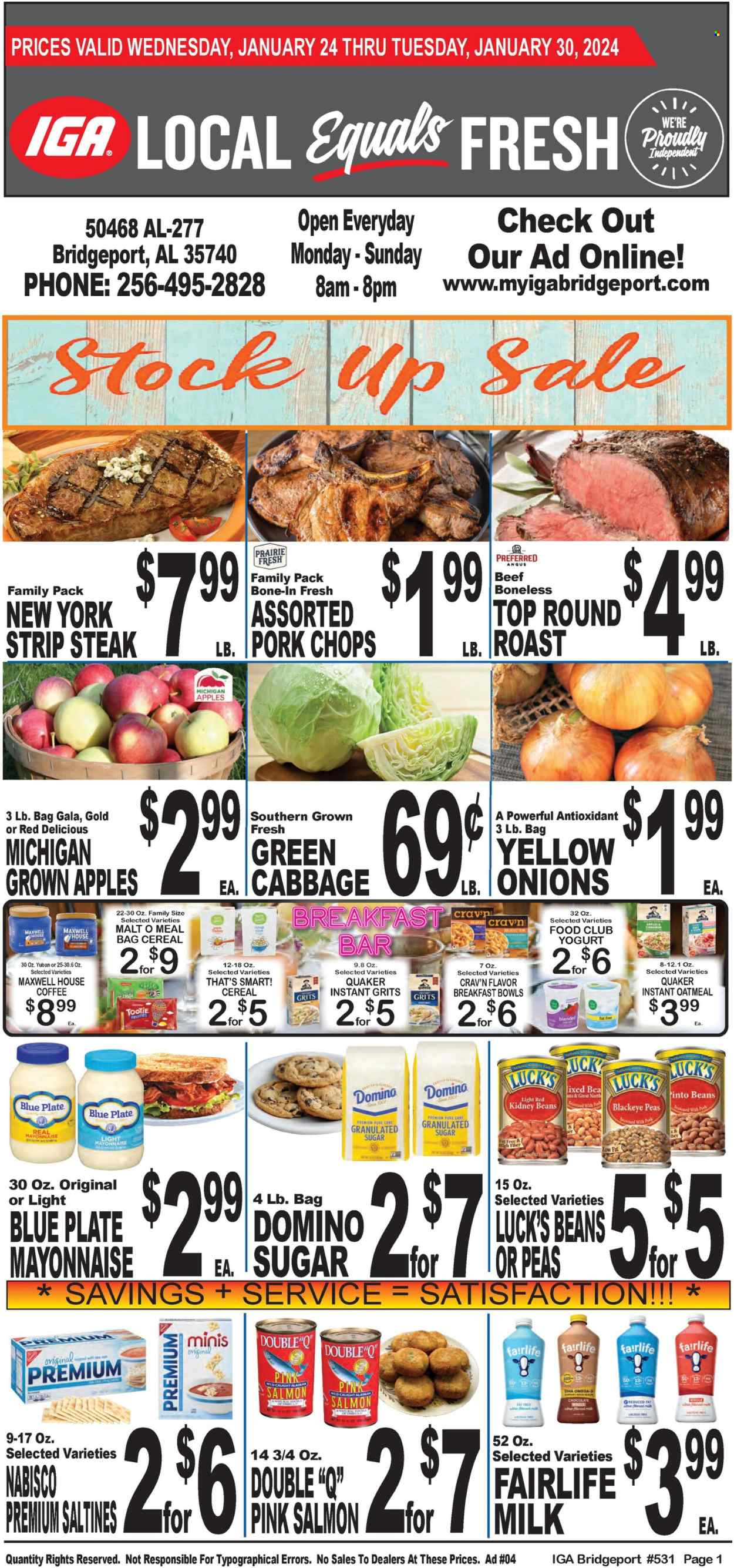IGA ad - 01/24/2024 - 01/30/2024. Page 1