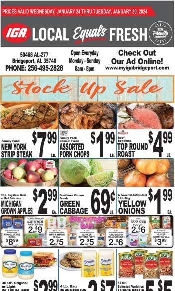 IGA Flyer - 01/24/2024 - 01/30/2024.
