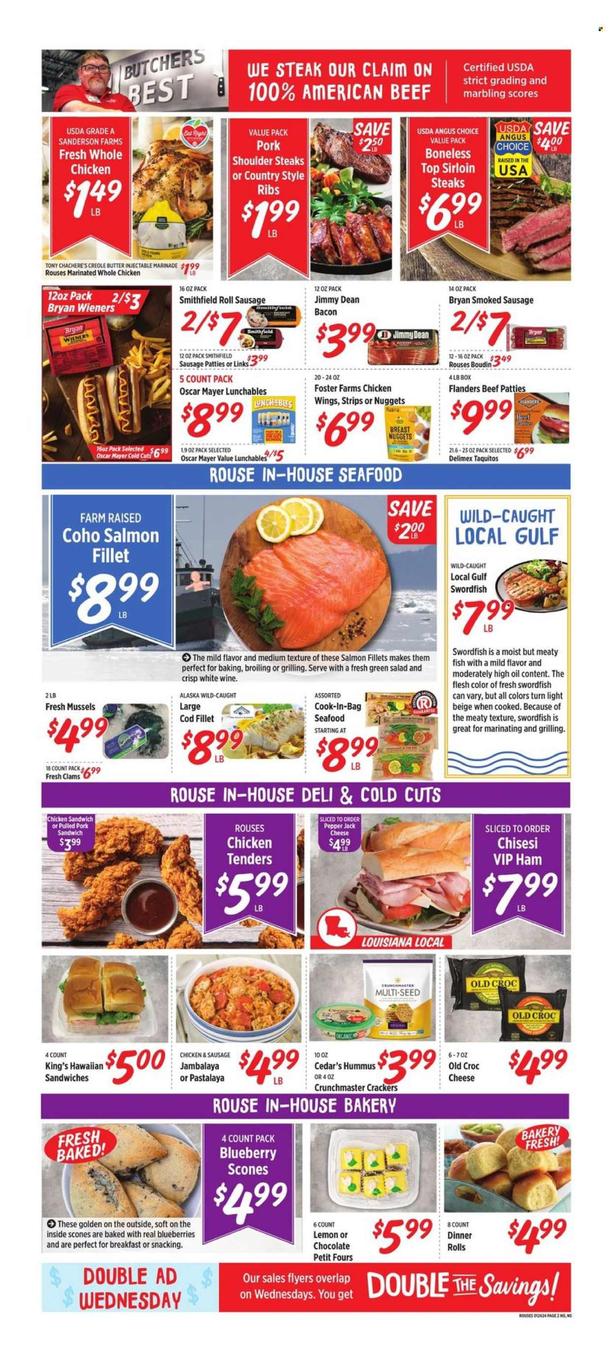 Rouses Markets ad - 01/24/2024 - 01/31/2024. Page 2