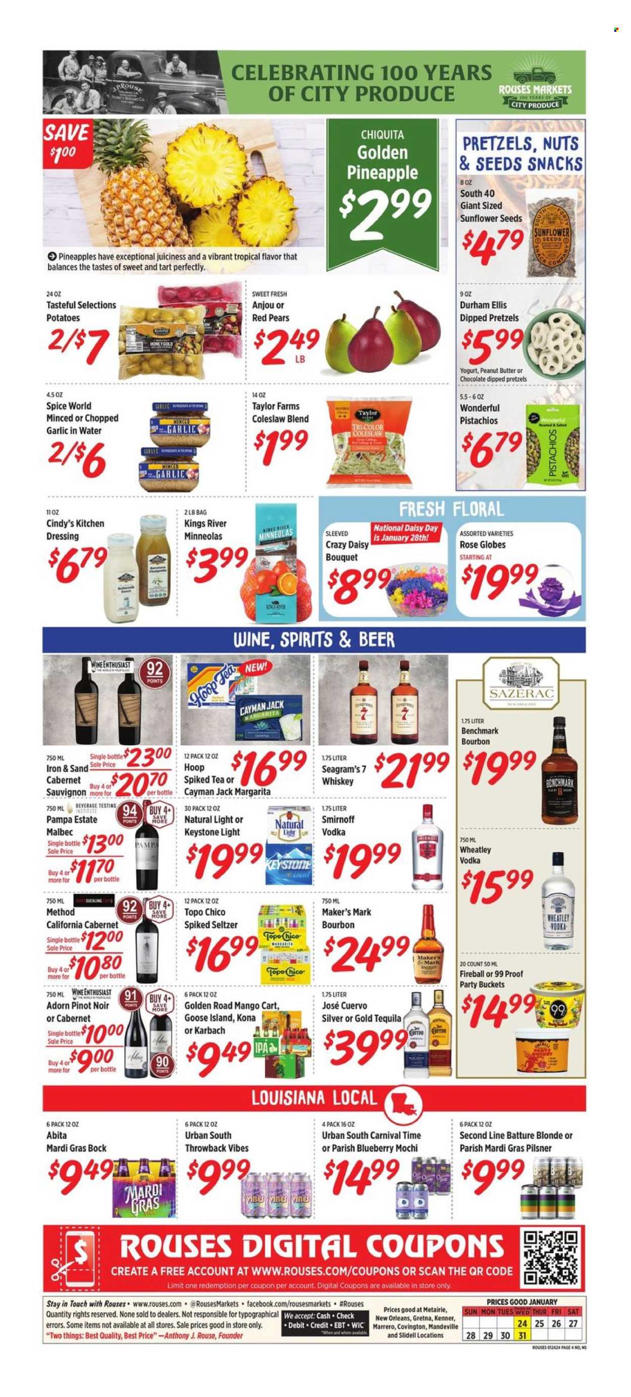 Rouses Markets ad - 01/24/2024 - 01/31/2024. Page 6