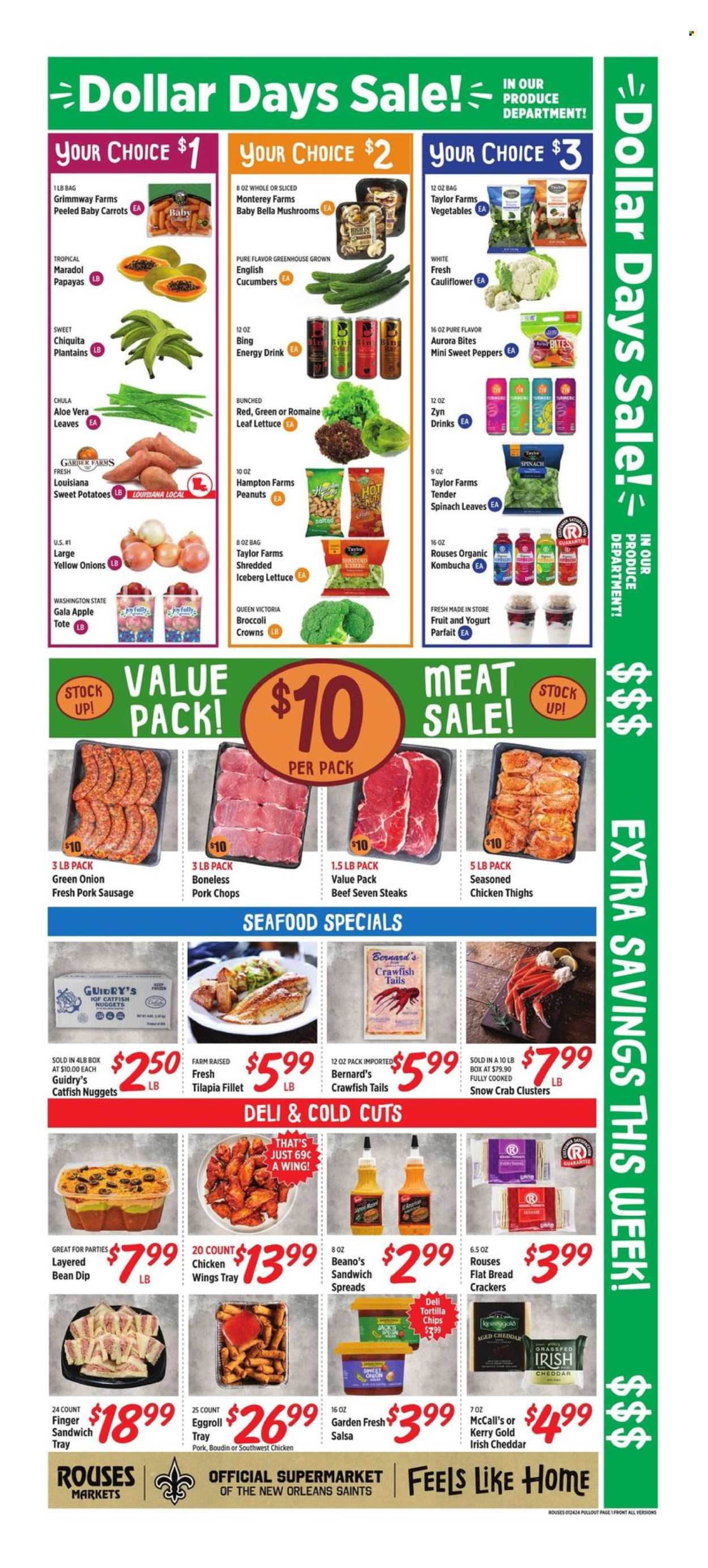 Rouses Markets ad - 01/24/2024 - 01/31/2024. Page 3
