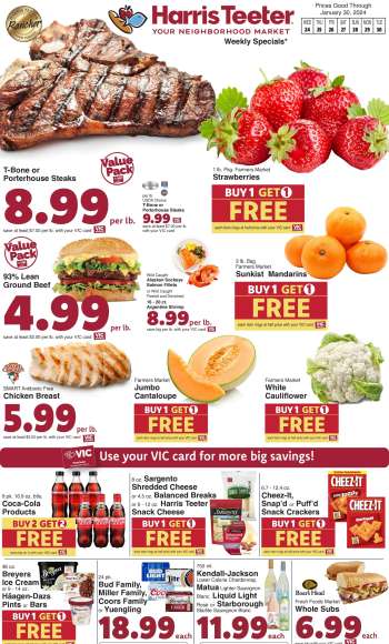 Harris Teeter Flyer - 01/24/2024 - 01/30/2024.