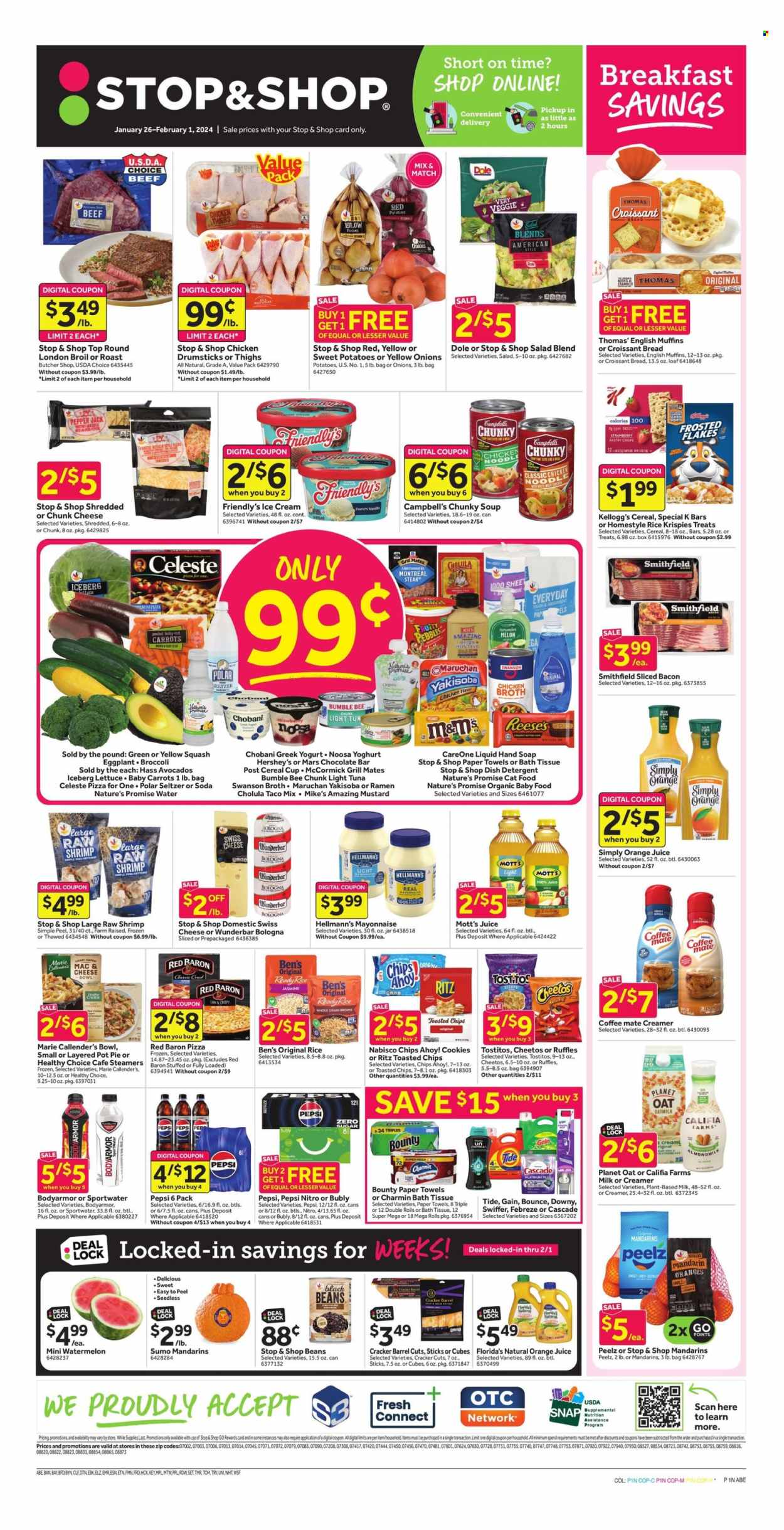 Stop & Shop ad - 01/26/2024 - 02/01/2024. Page 1