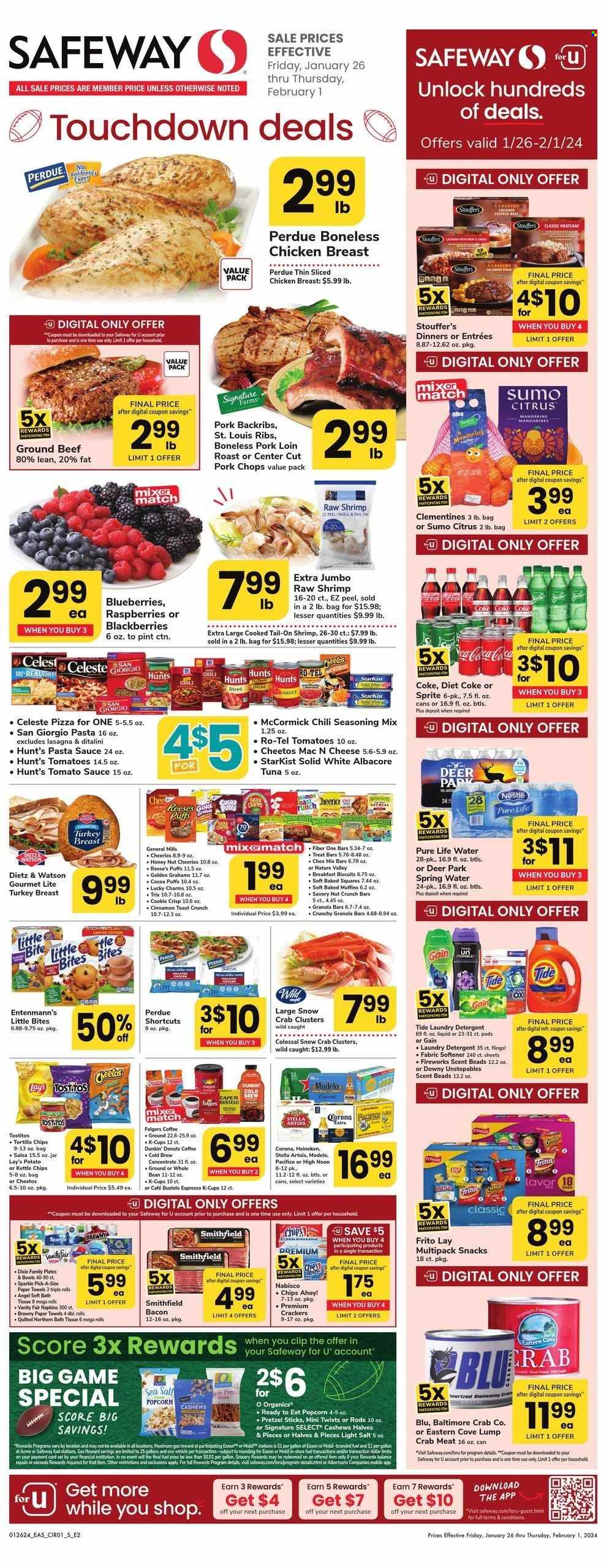 Safeway ad - 01/26/2024 - 02/01/2024. Page 1