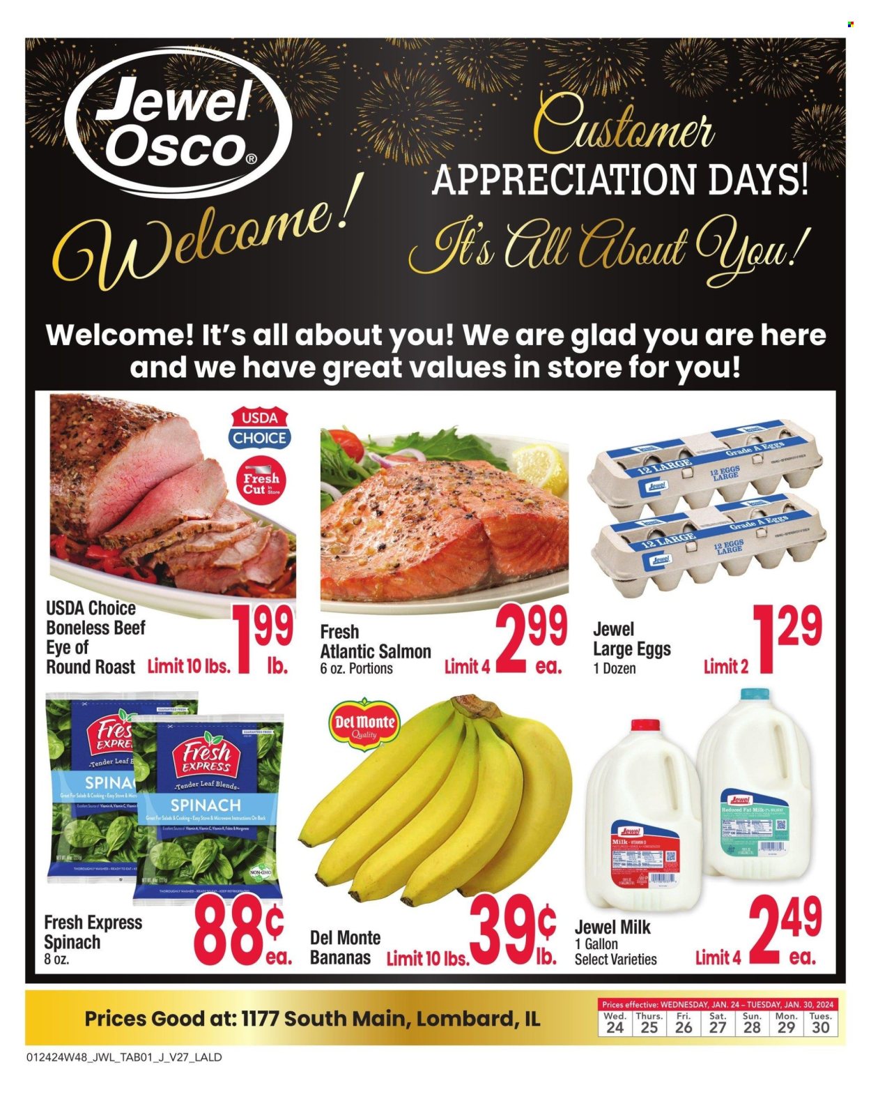 Jewel Osco ad - 01/24/2024 - 01/30/2024. Page 1