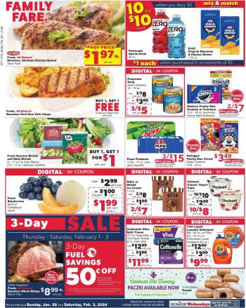 Family Fare Flyer - 01/28/2024 - 02/03/2024.