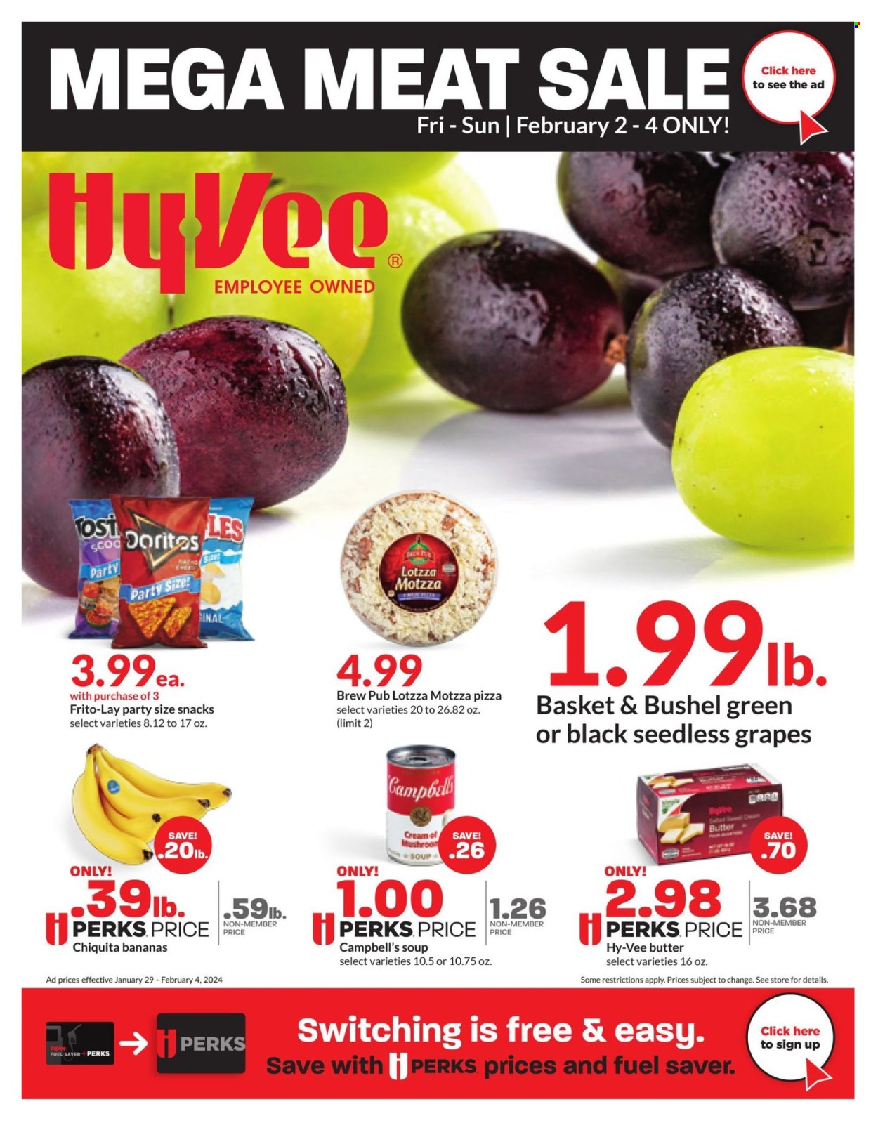 Hy-Vee ad - 01/29/2024 - 02/04/2024. Page 1