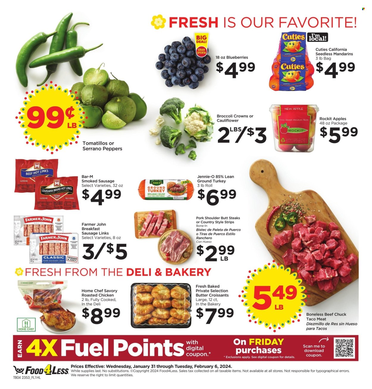 Food 4 Less ad - 01/31/2024 - 02/06/2024. Page 5