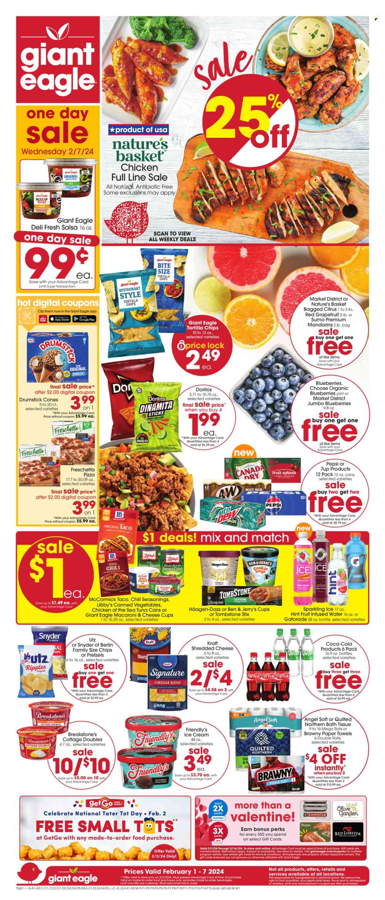 Giant Eagle ad - 02/01/2024 - 02/07/2024. Page 1
