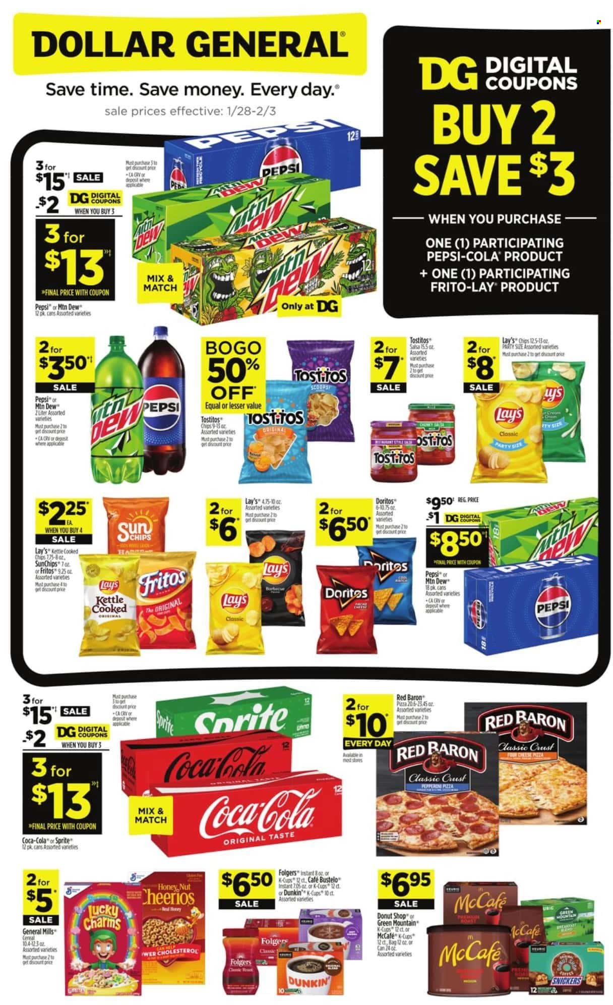 Dollar General ad - 01/28/2024 - 02/03/2024. Page 1