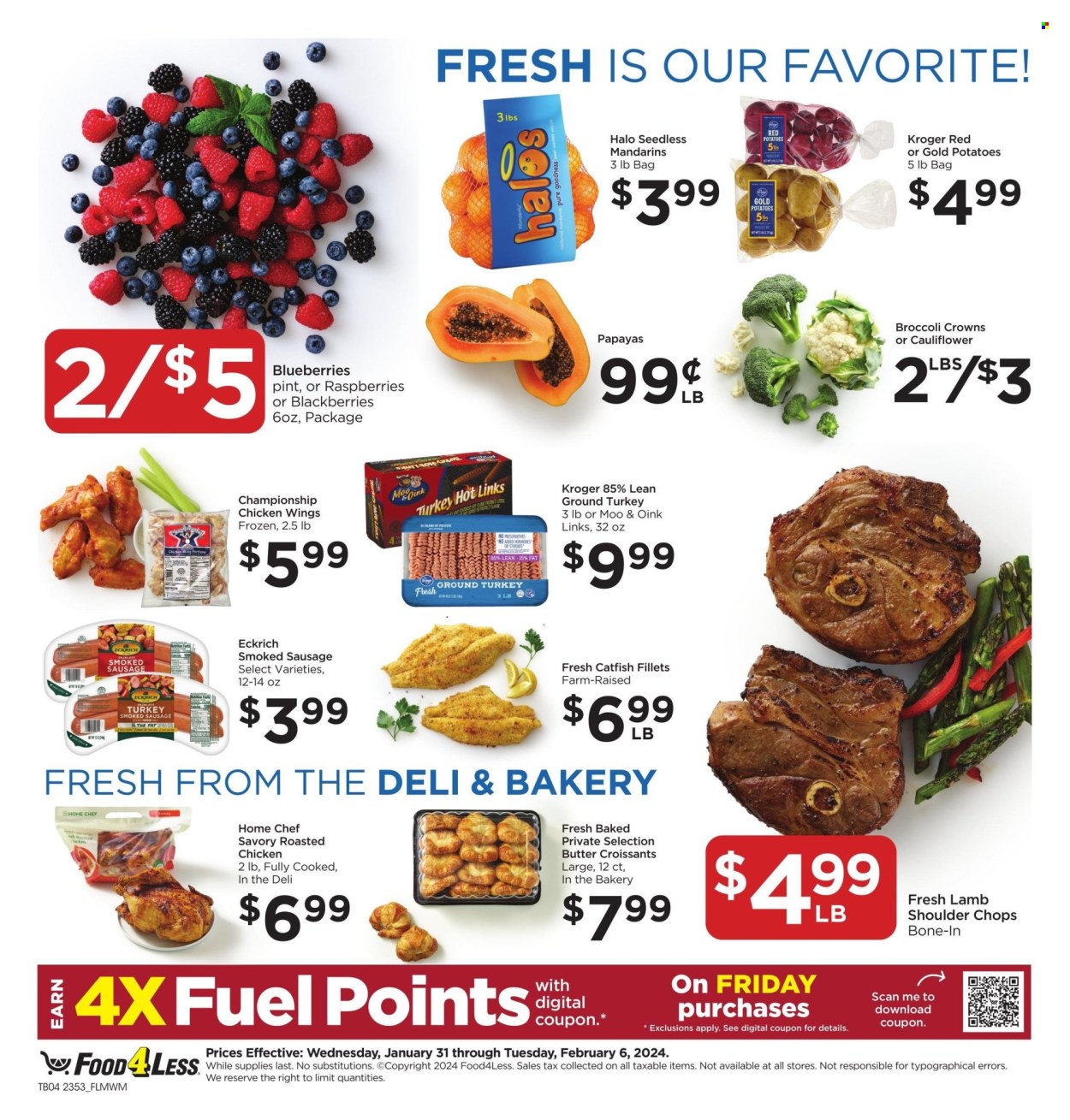 Food 4 Less ad - 01/31/2024 - 02/06/2024. Page 5