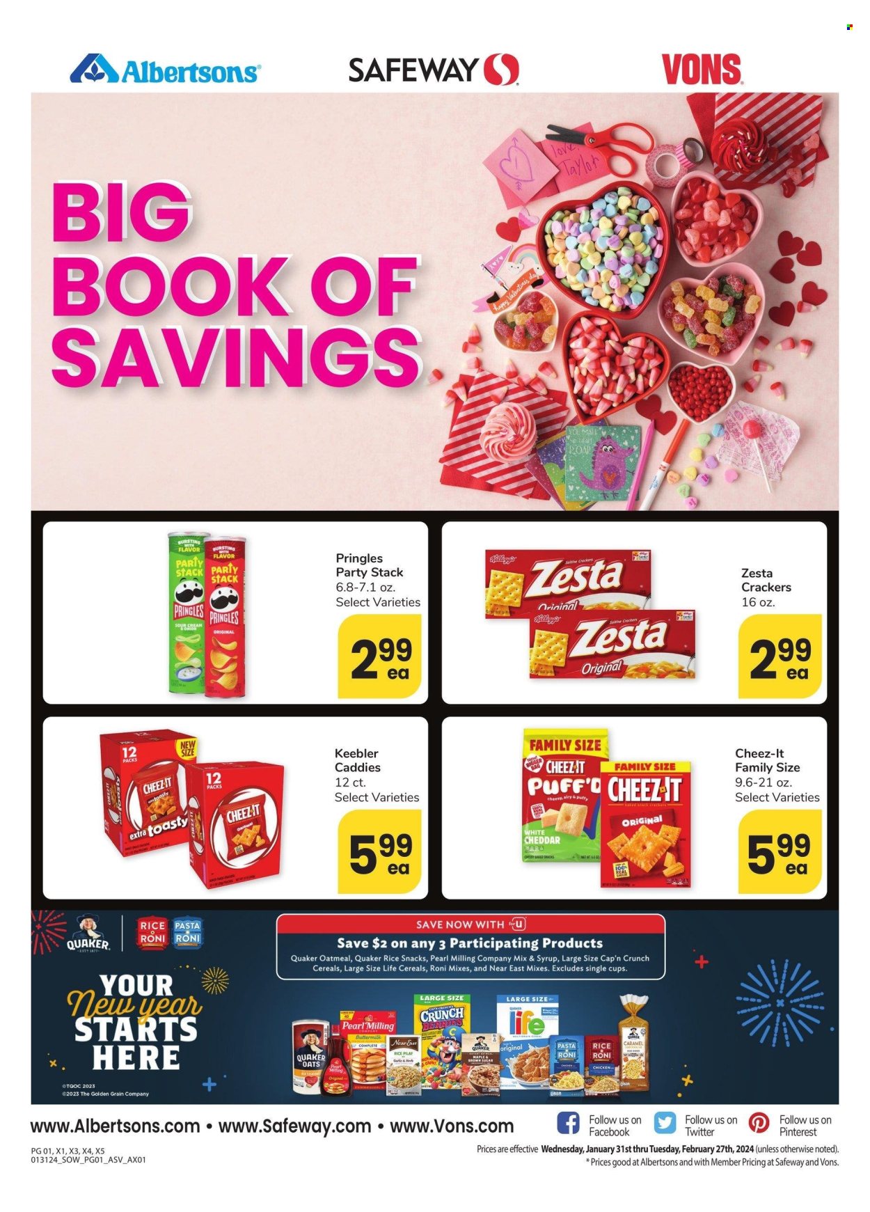 Safeway ad - 01/31/2024 - 02/27/2024. Page 1