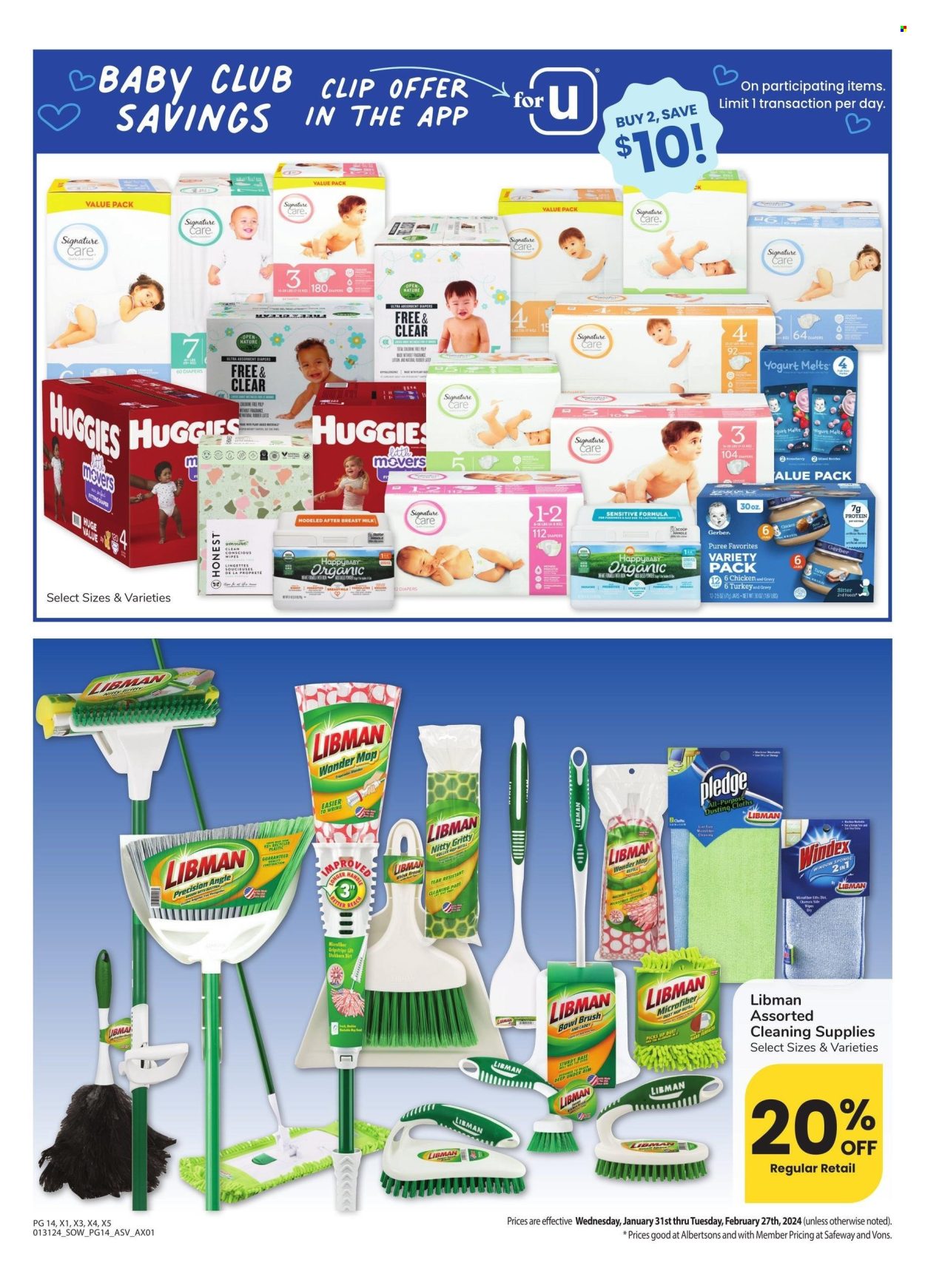 Safeway ad - 01/31/2024 - 02/27/2024. Page 14