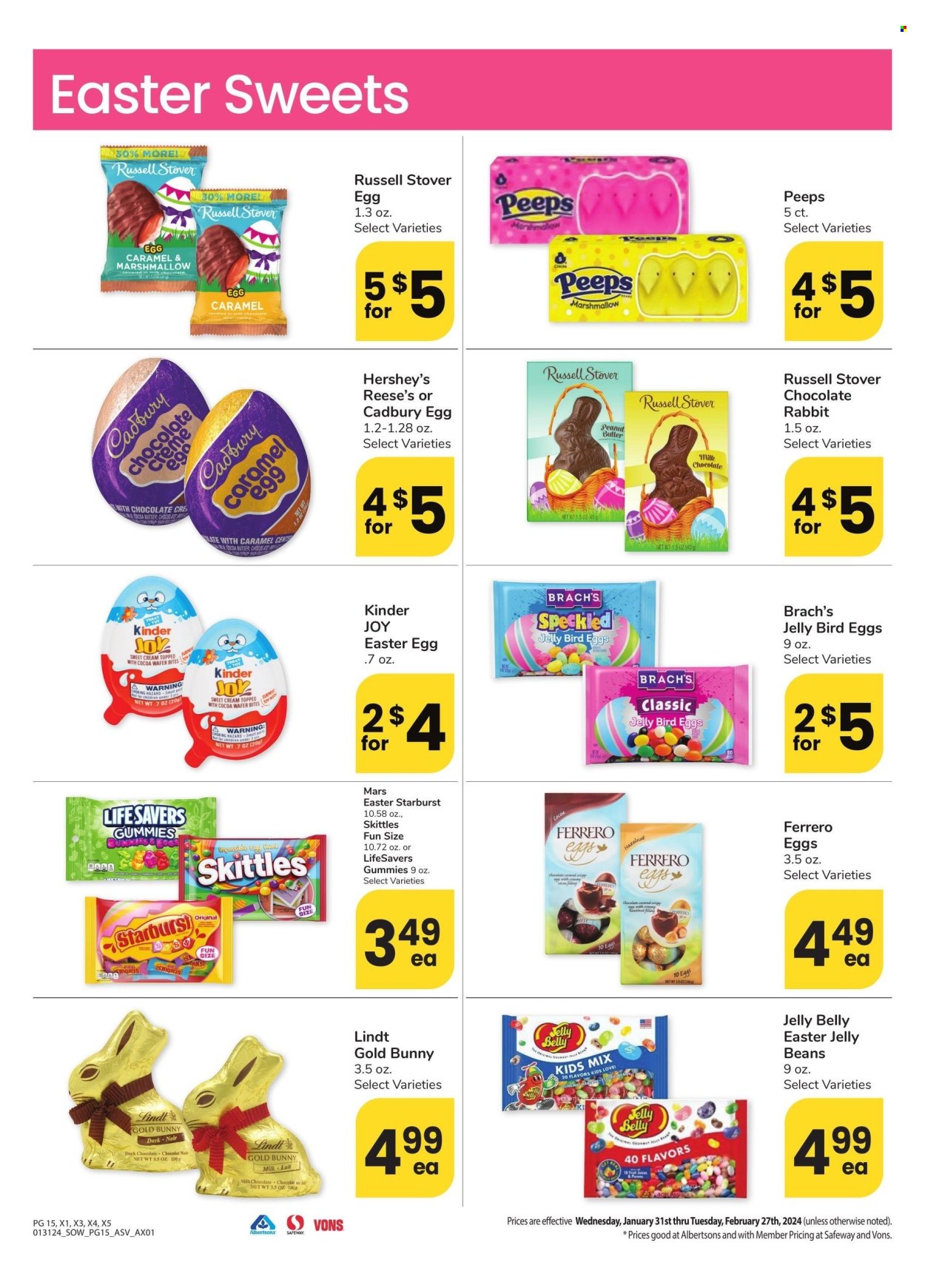 Safeway ad - 01/31/2024 - 02/27/2024. Page 15