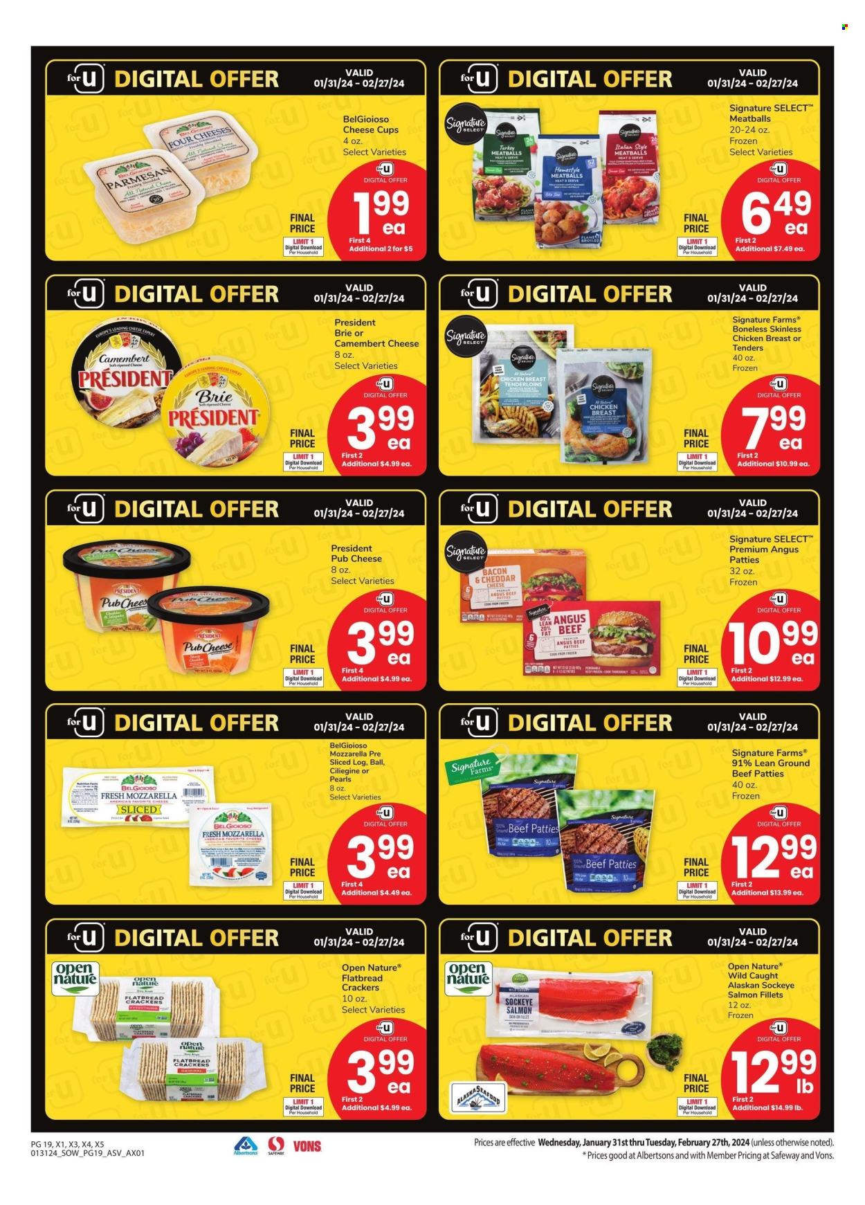 Safeway ad - 01/31/2024 - 02/27/2024. Page 19