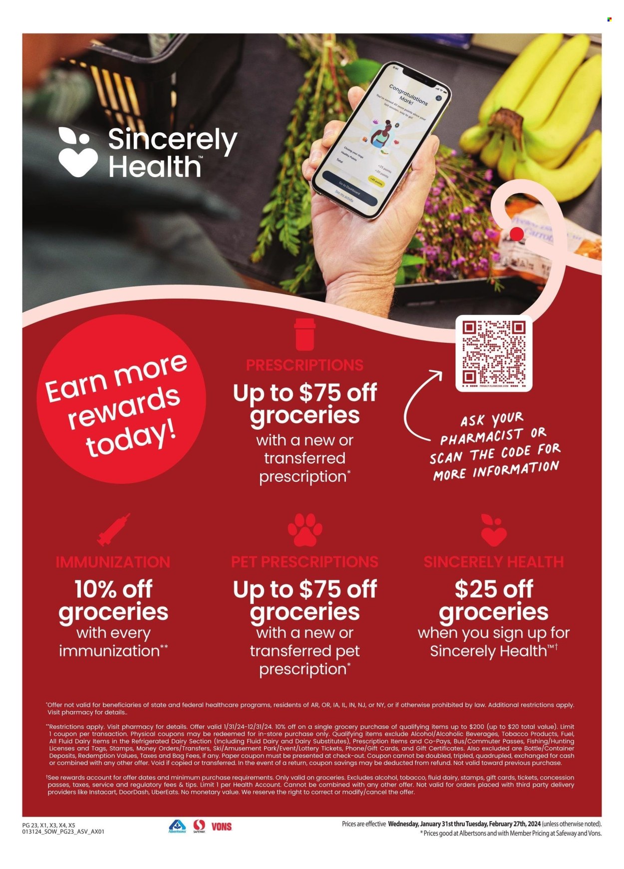 Safeway ad - 01/31/2024 - 02/27/2024. Page 23