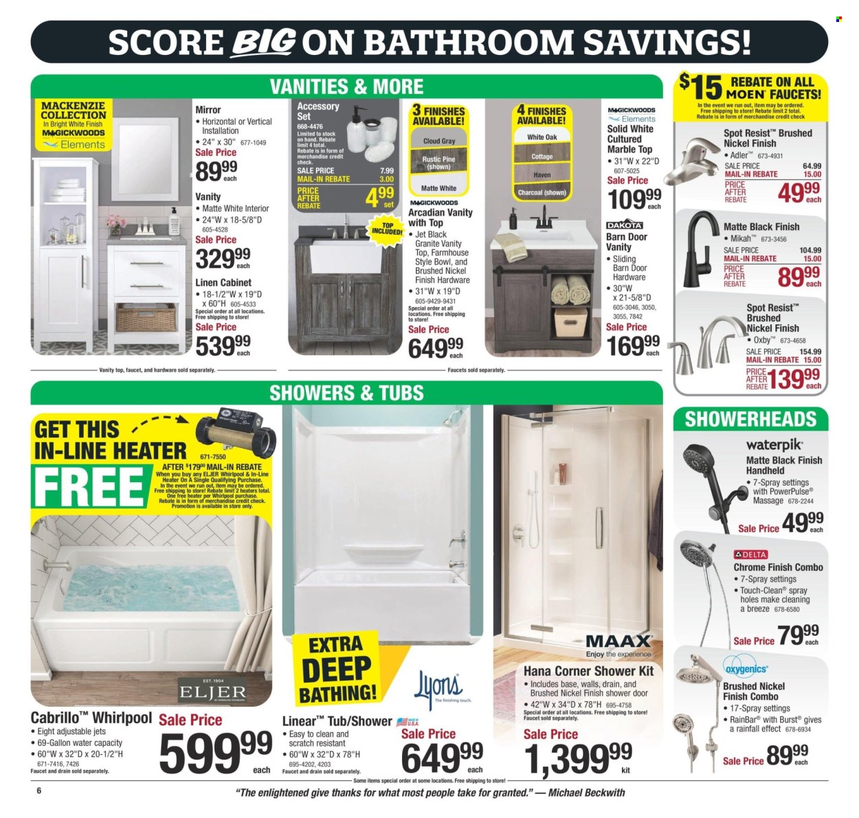 Menards ad - 02/01/2024 - 02/11/2024. Page 10