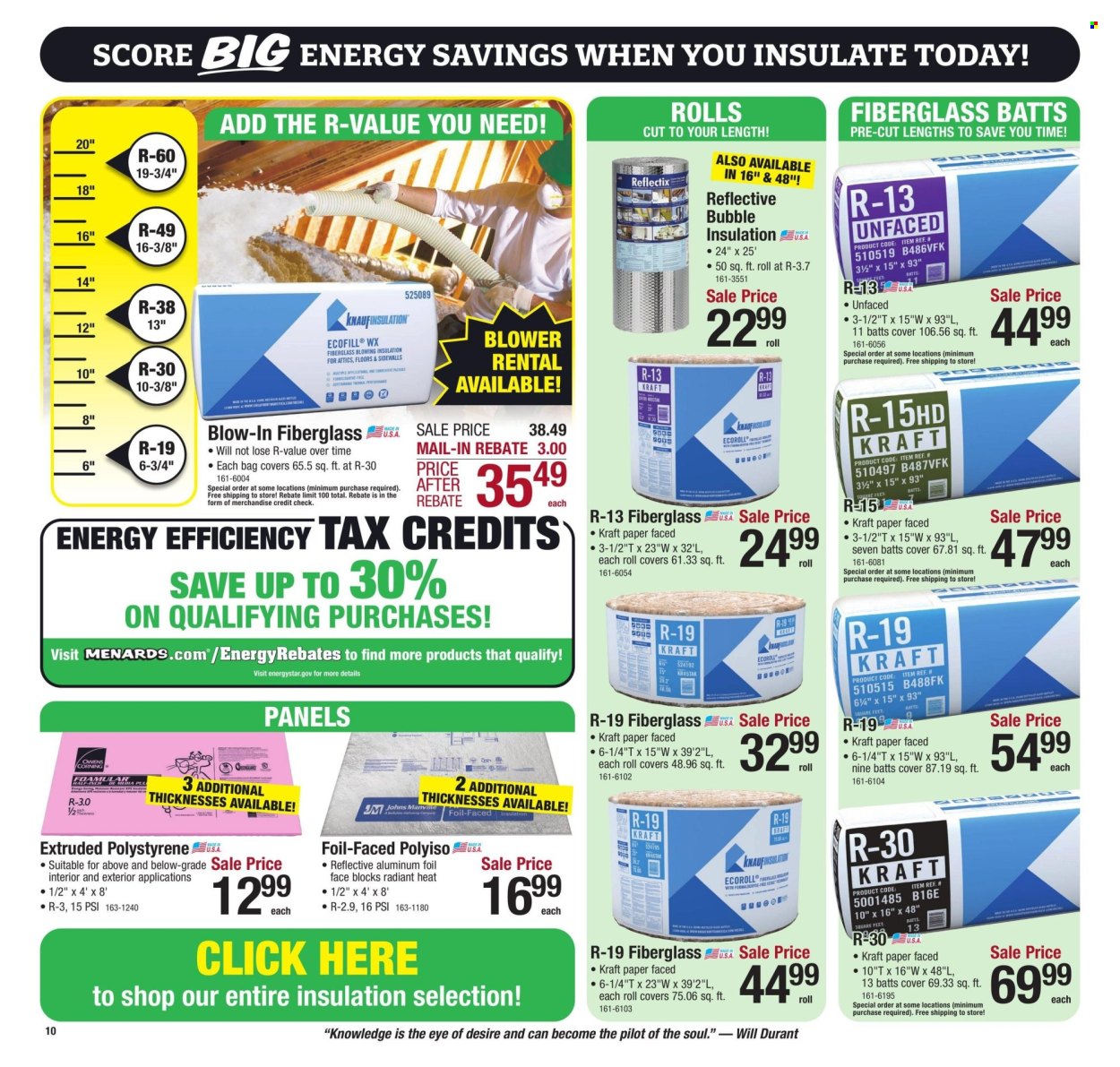 Menards ad - 02/01/2024 - 02/11/2024. Page 17