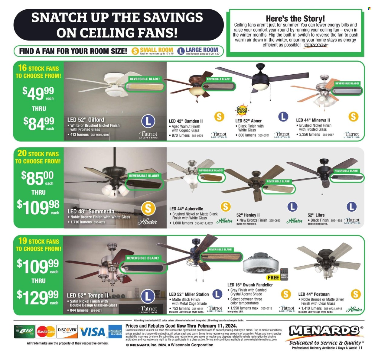 Menards ad - 02/01/2024 - 02/11/2024. Page 18