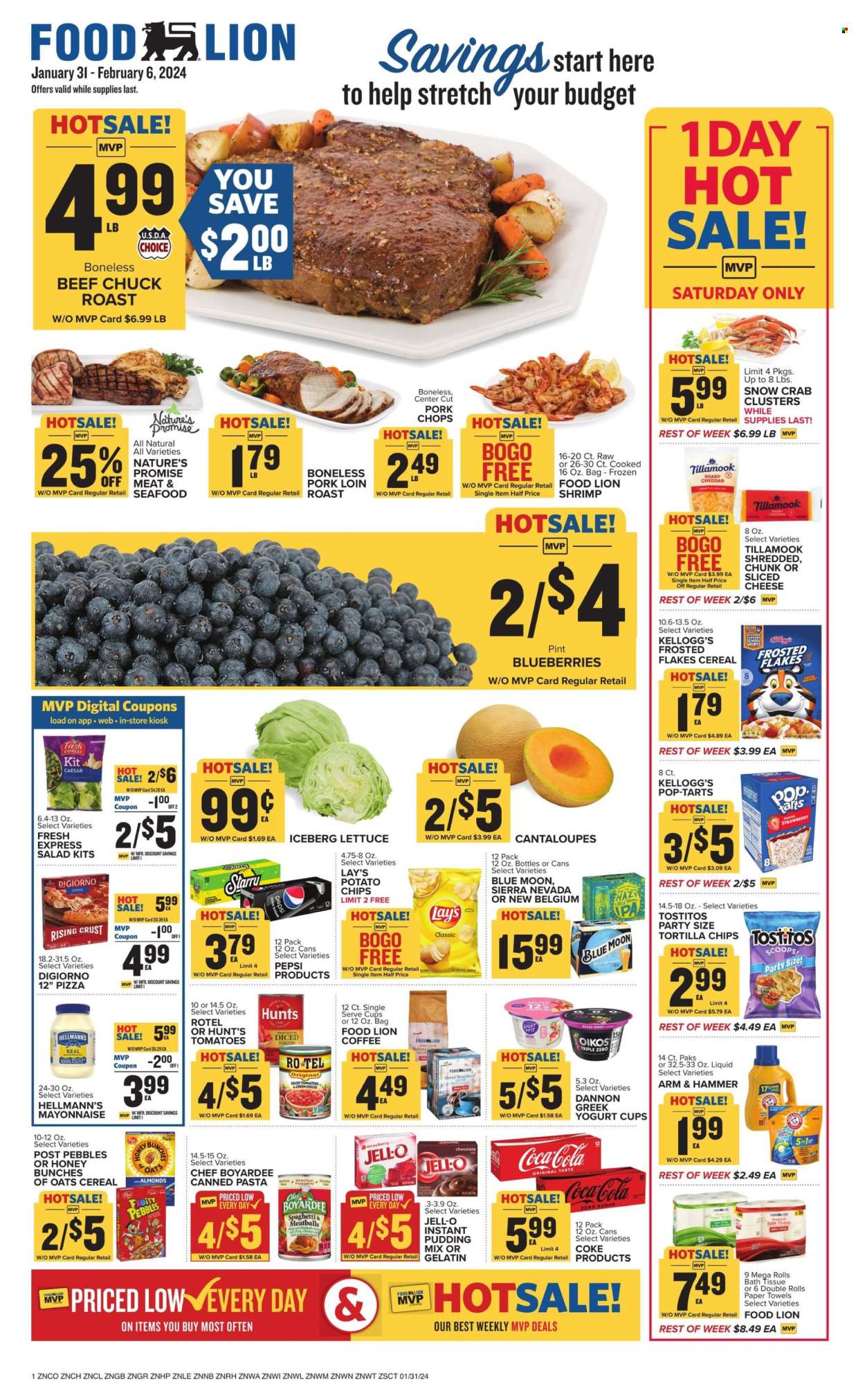 Food Lion ad - 01/31/2024 - 02/06/2024. Page 1