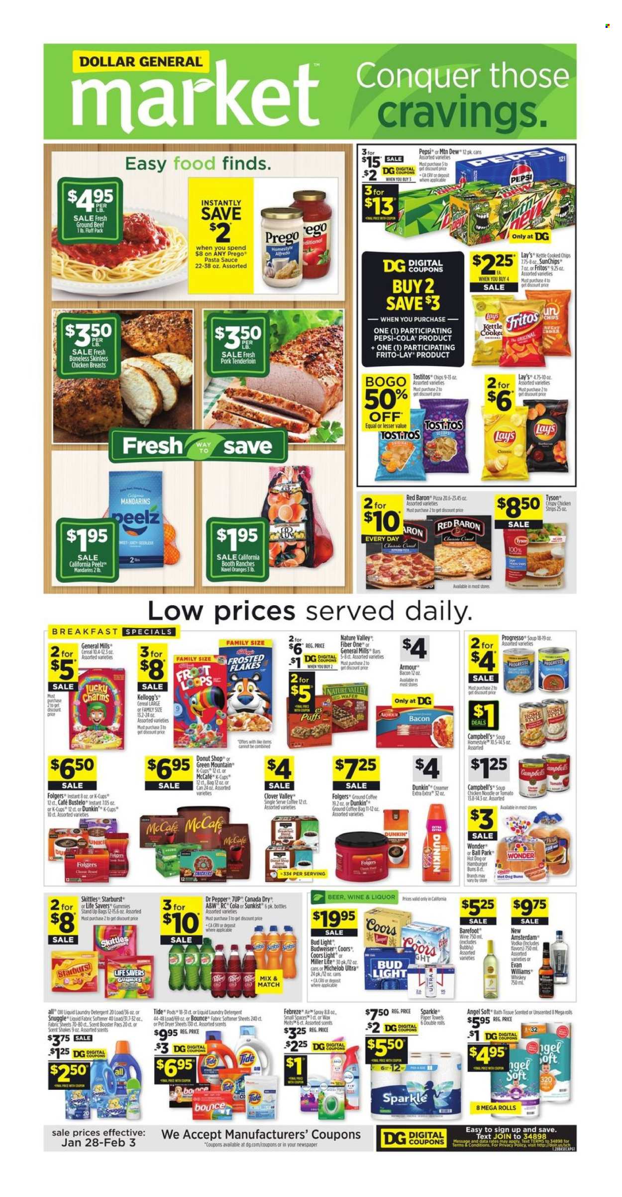 Dollar General ad - 01/28/2024 - 02/03/2024. Page 1