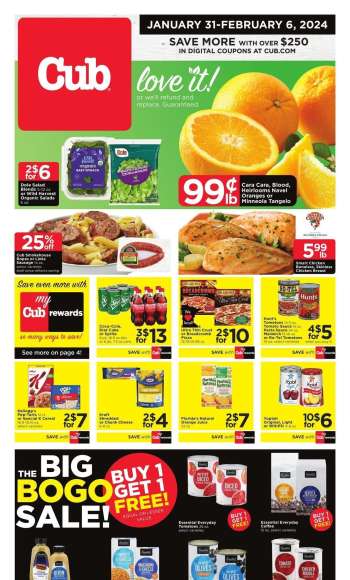 Cub Foods Flyer - 01/31/2024 - 02/06/2024.
