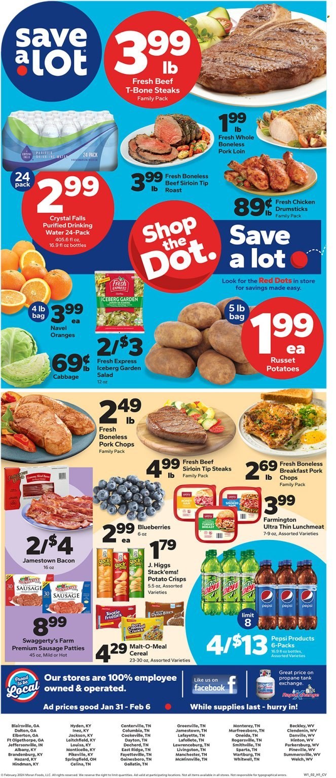 Save a Lot ad - 01/31/2024 - 02/06/2024. Page 1
