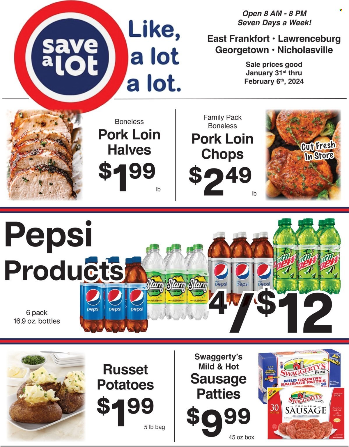 Save a Lot ad - 01/31/2024 - 02/06/2024. Page 1