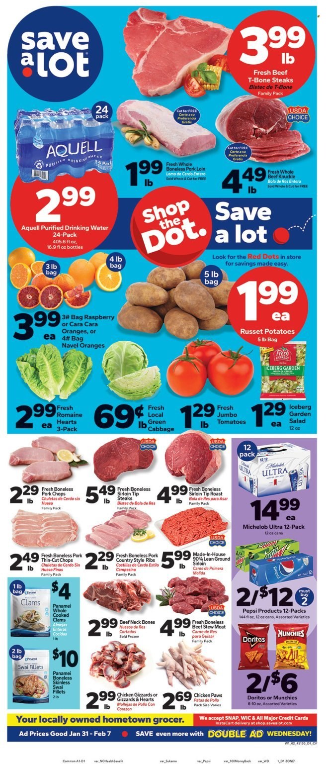 Save a Lot ad - 01/31/2024 - 02/07/2024. Page 1