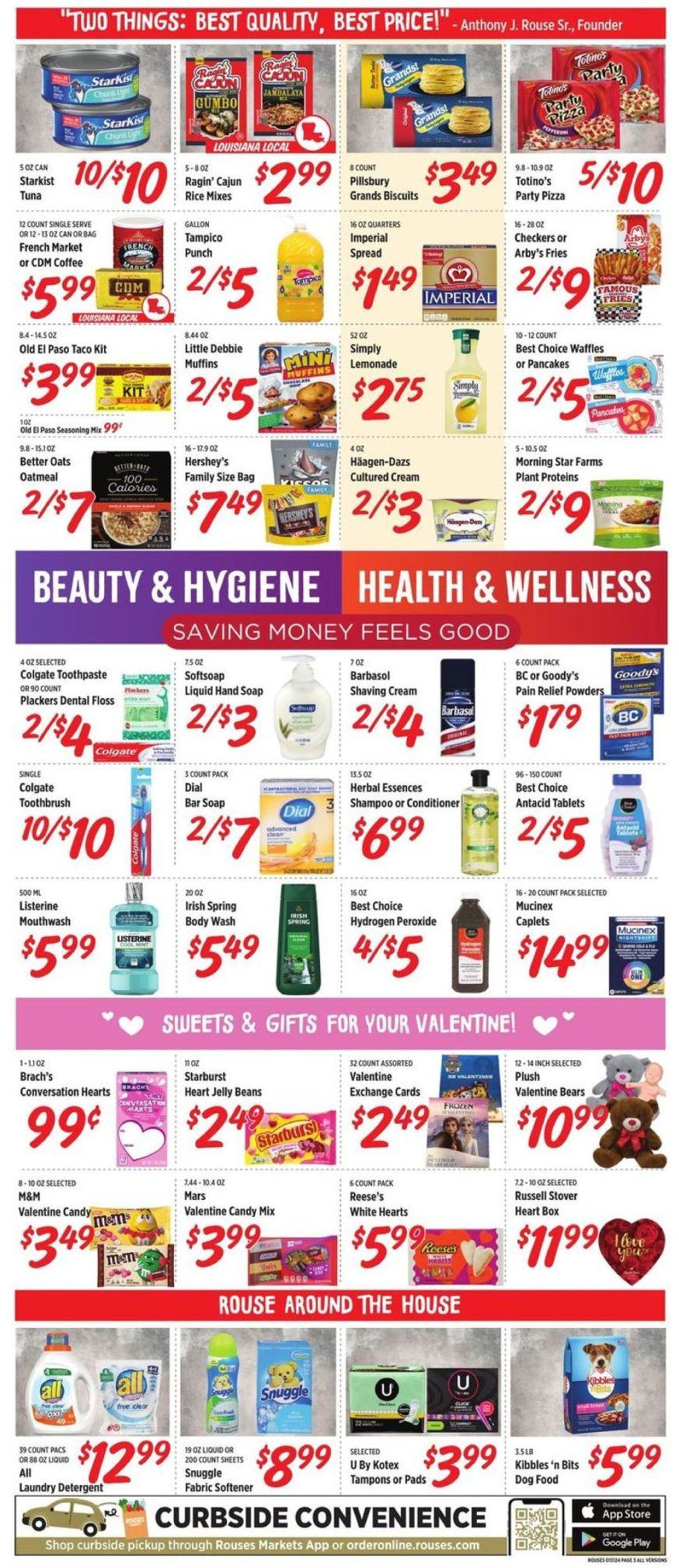 Rouses Markets ad - 01/31/2024 - 02/07/2024. Page 5