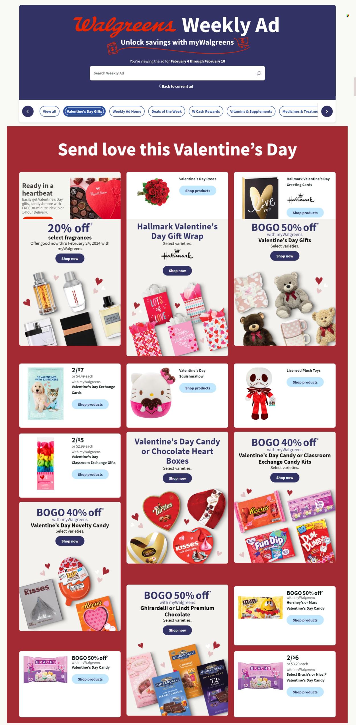Walgreens ad - 02/04/2024 - 02/10/2024. Page 1