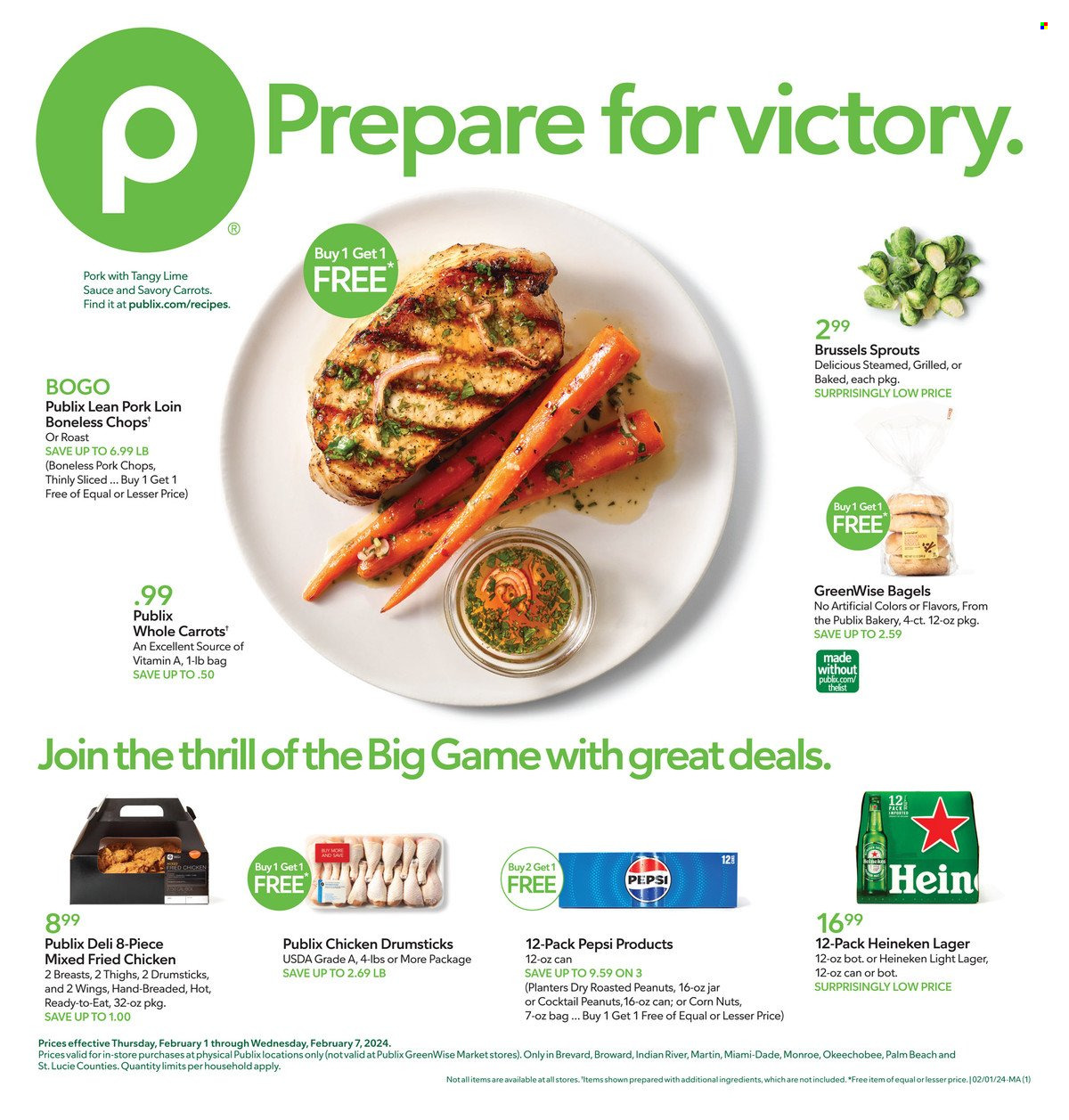 Publix ad - 02/01/2024 - 02/07/2024. Page 1
