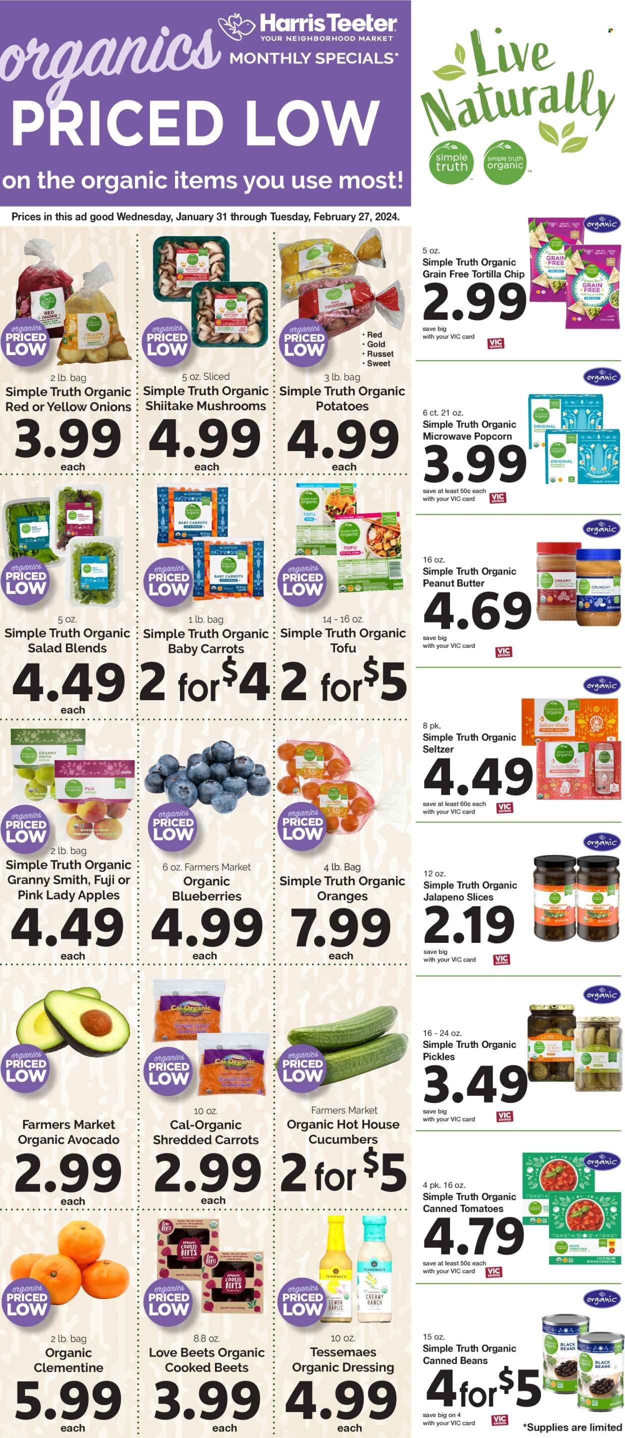 Harris Teeter ad - 01/31/2024 - 02/27/2024. Page 1