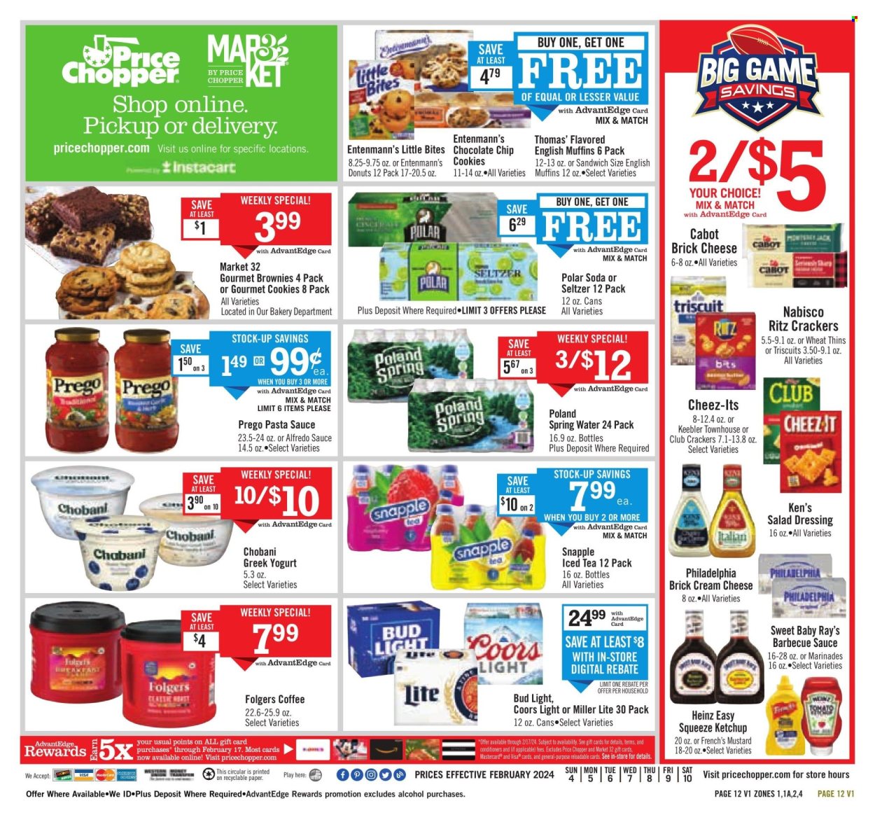 Price Chopper ad - 02/04/2024 - 02/10/2024. Page 1
