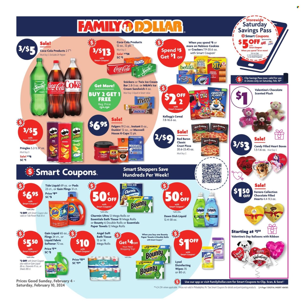 Family Dollar ad - 02/04/2024 - 02/10/2024. Page 1
