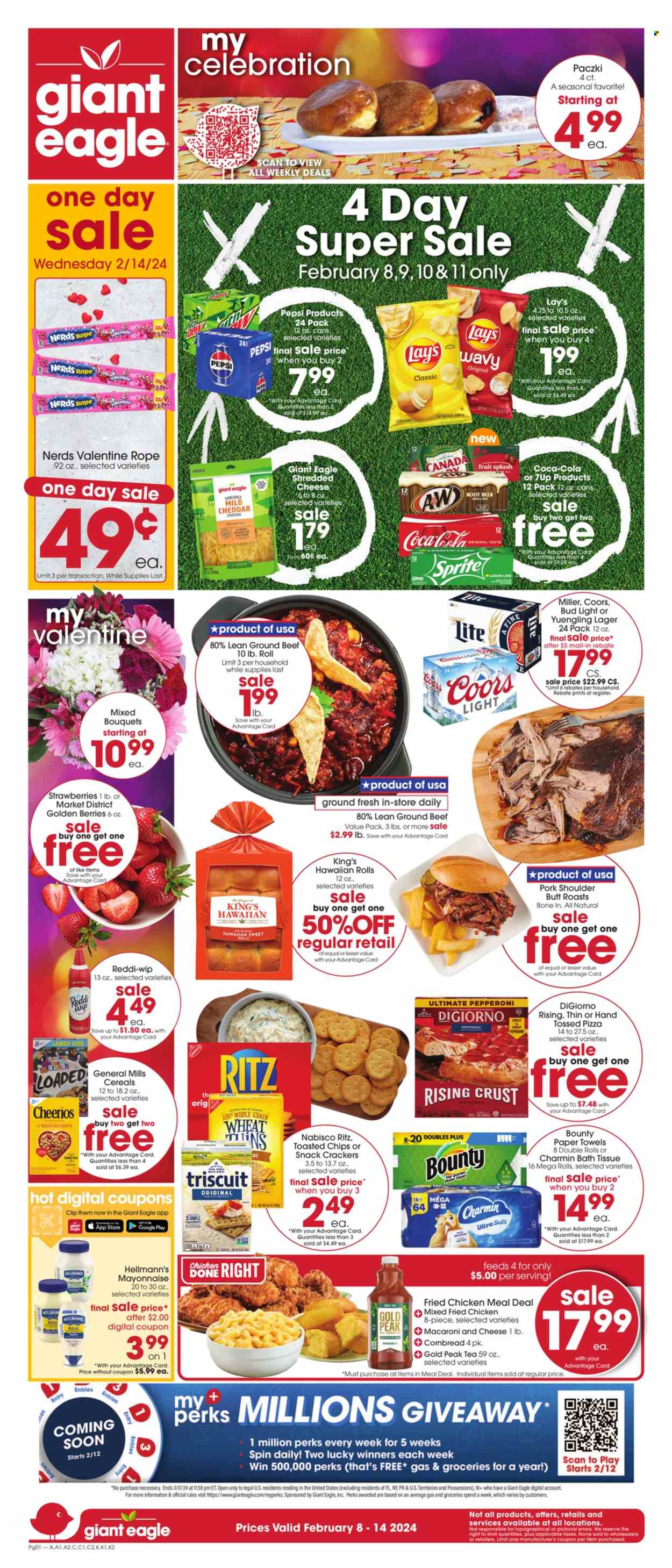 Giant Eagle ad - 02/08/2024 - 02/14/2024. Page 1