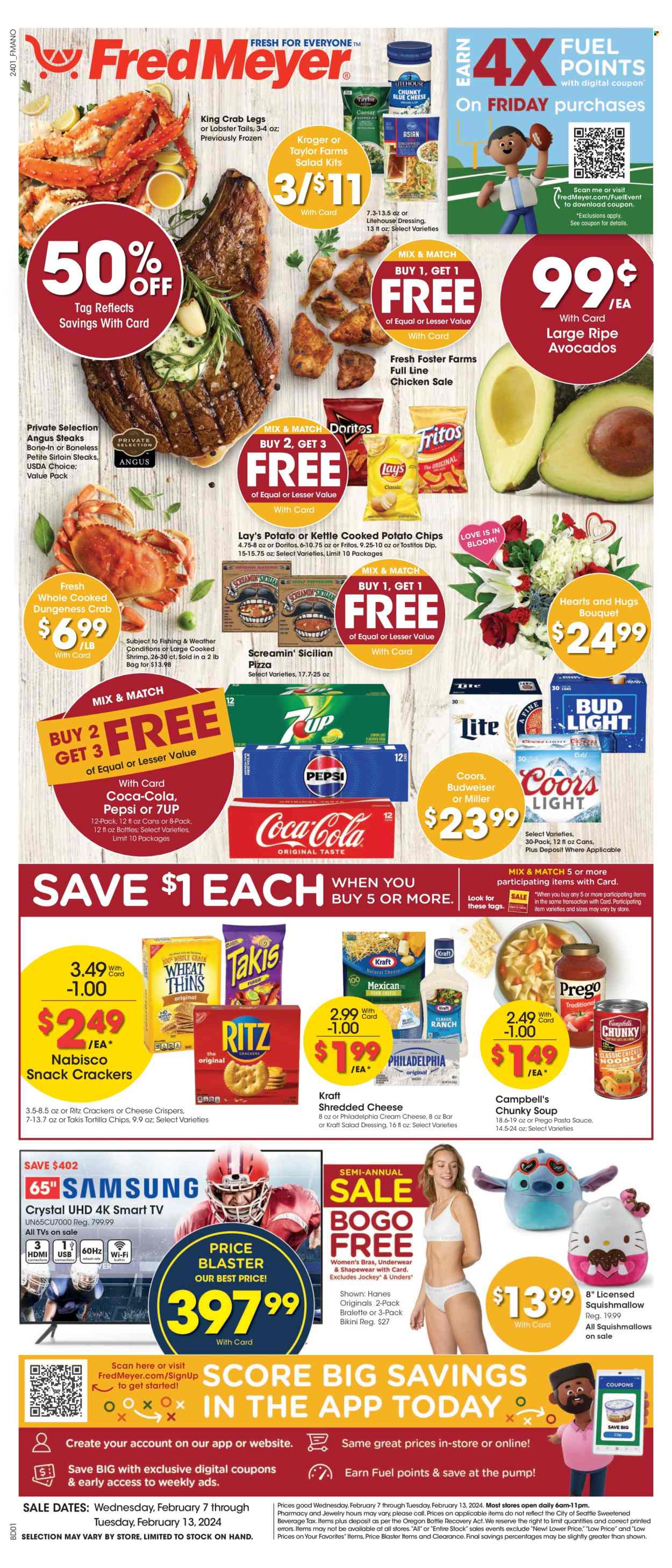 Fred Meyer ad - 02/07/2024 - 02/13/2024. Page 1