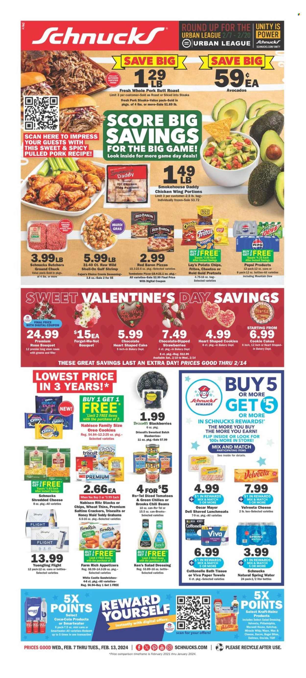 Schnucks ad - 02/07/2024 - 02/13/2024. Page 1