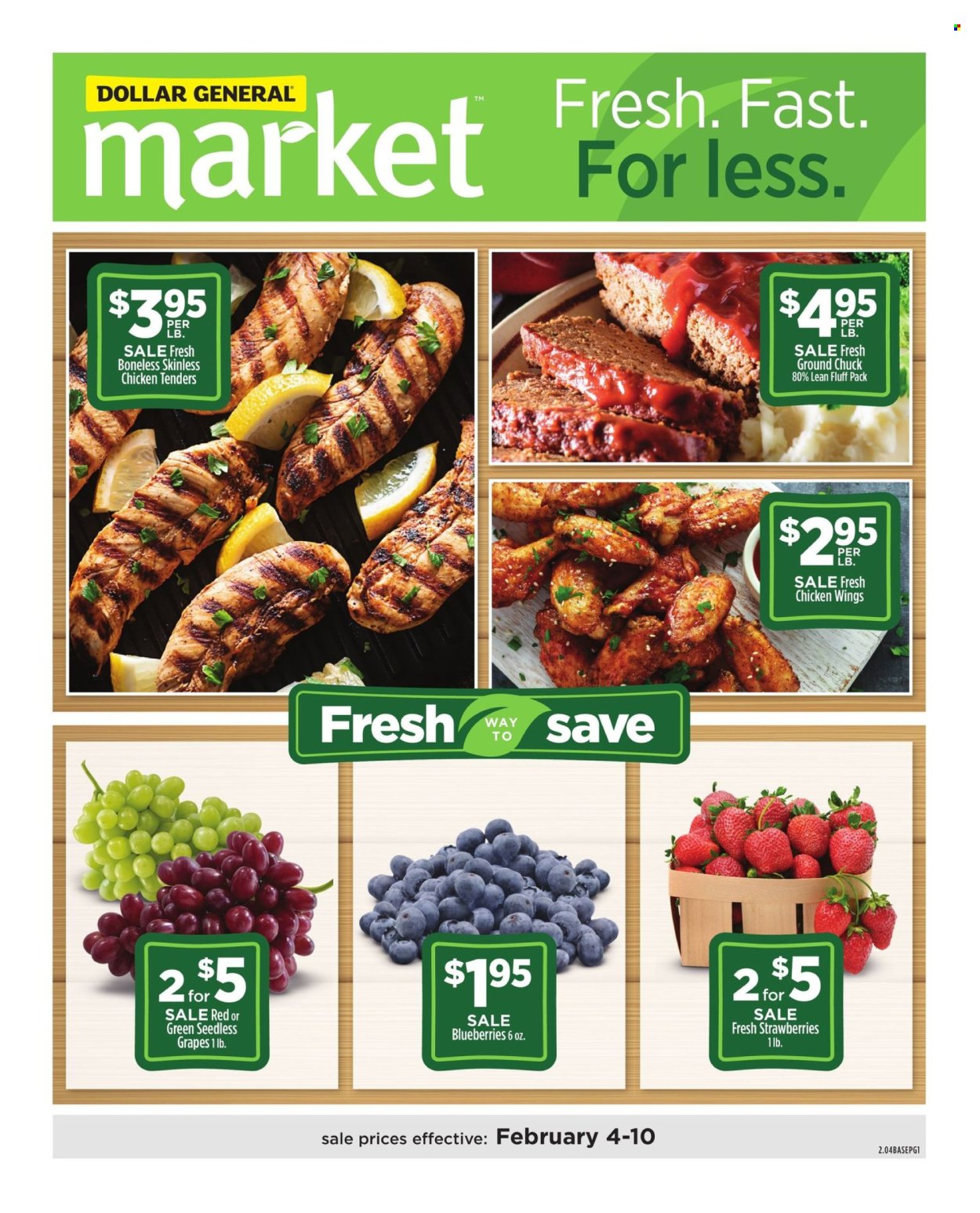 Dollar General ad - 02/04/2024 - 02/10/2024. Page 1