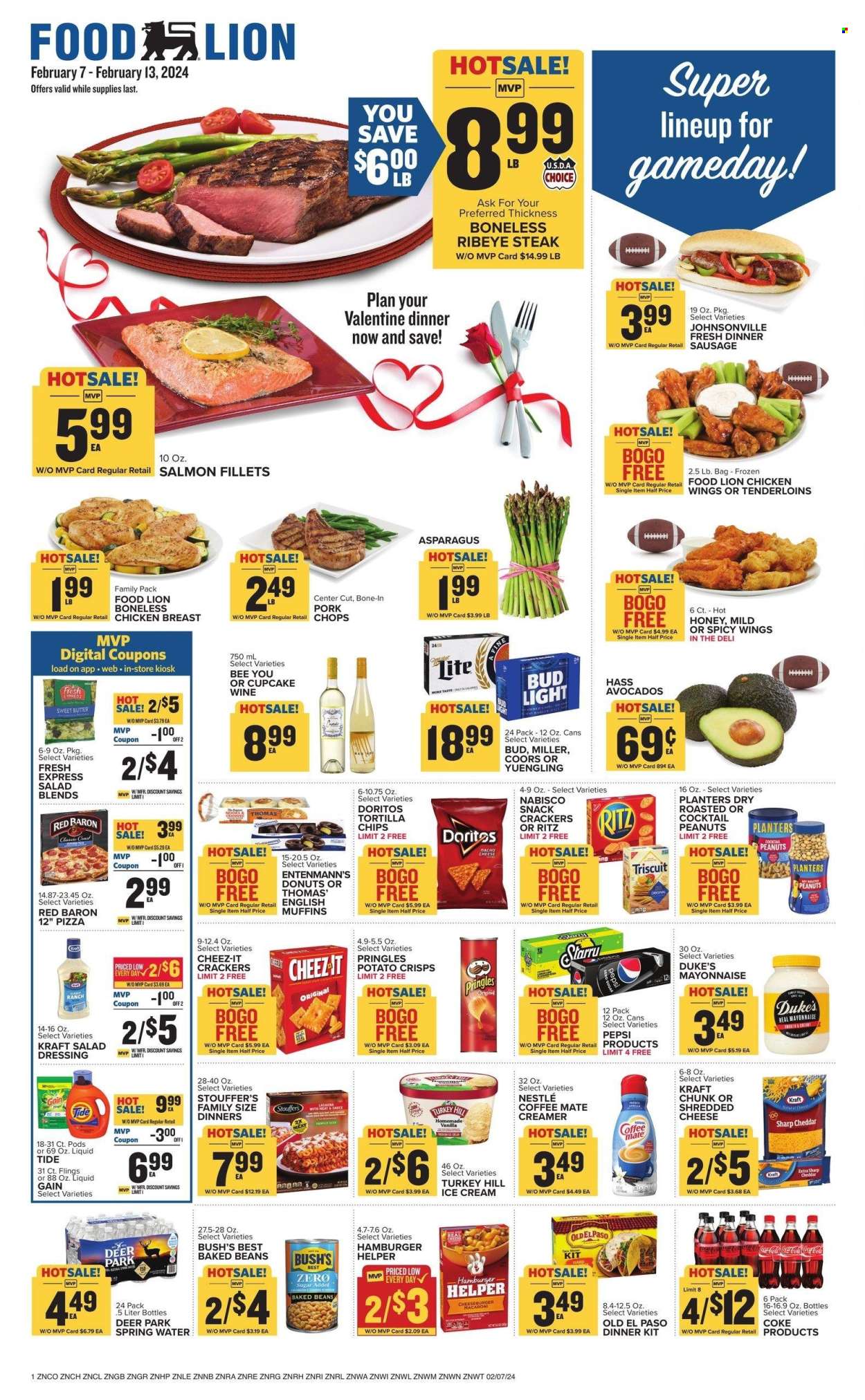 Food Lion ad - 02/07/2024 - 02/13/2024. Page 1