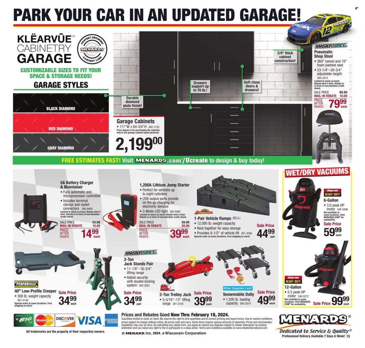 Menards ad - 02/08/2024 - 02/18/2024. Page 20