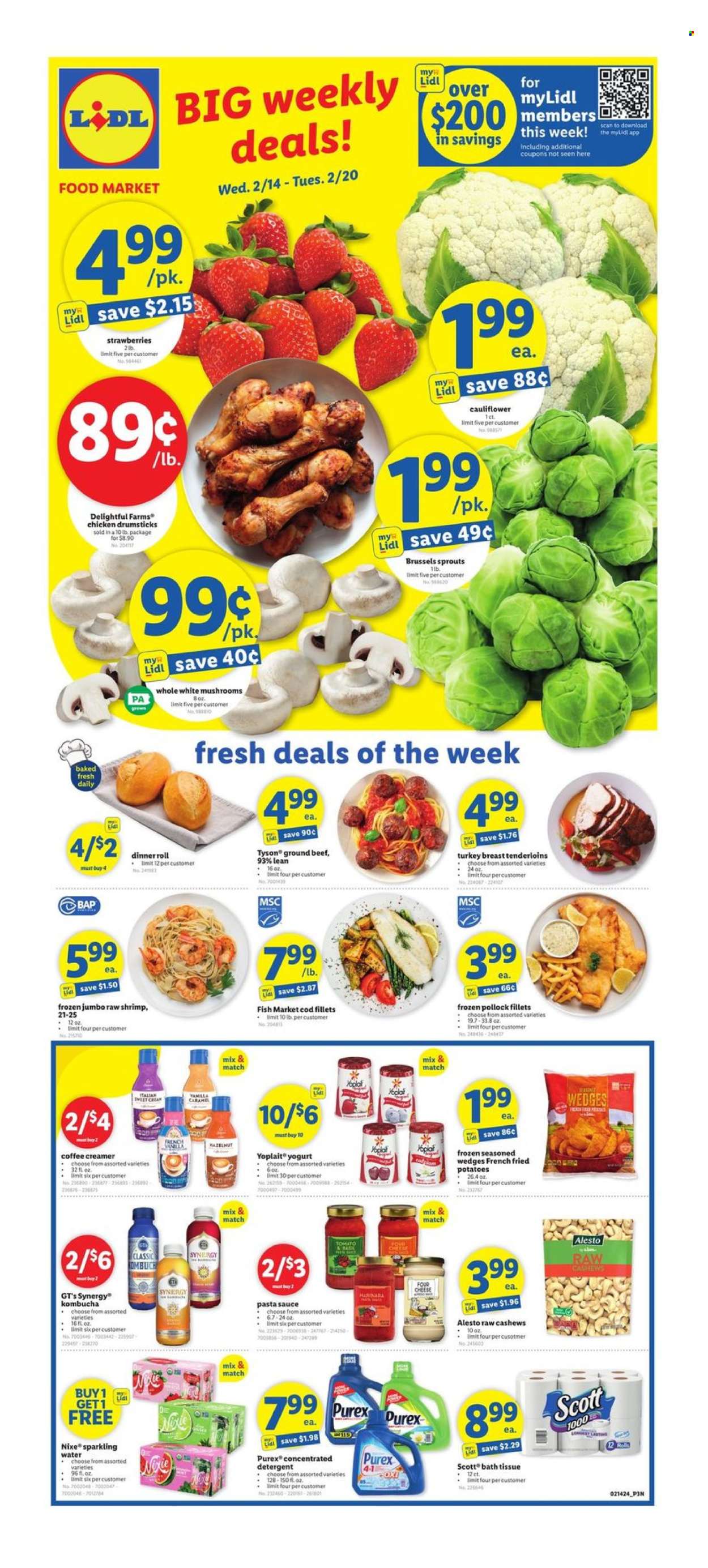 Lidl ad - 02/14/2024 - 02/20/2024. Page 1