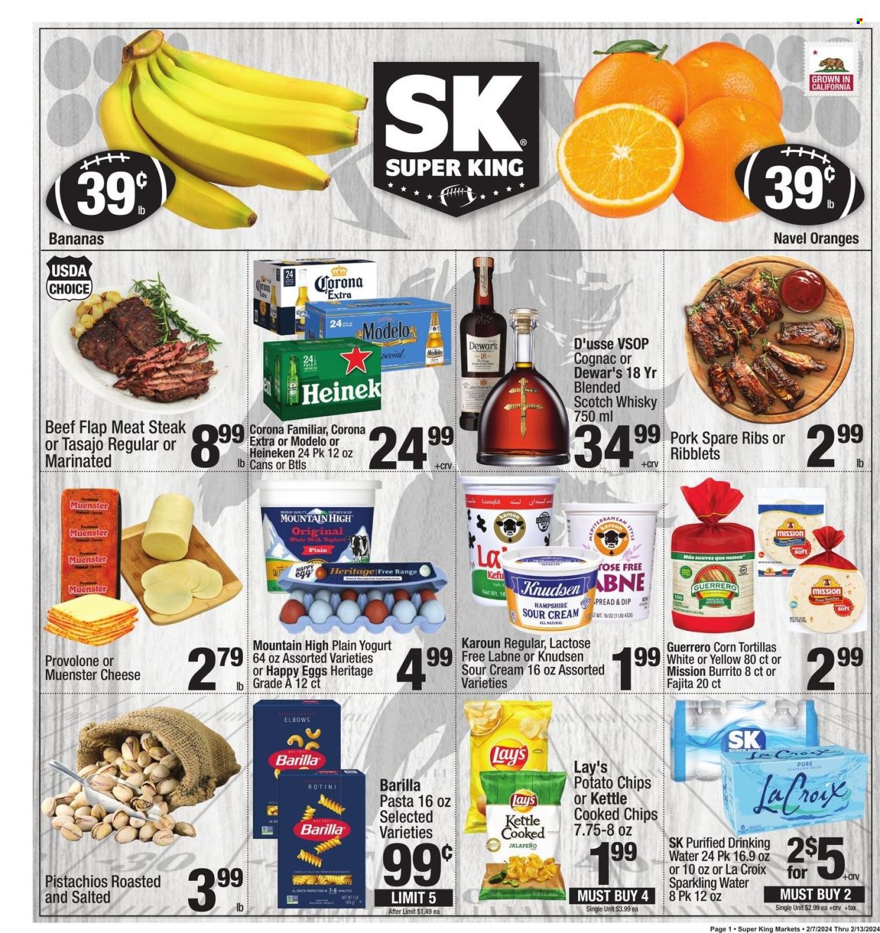 Super King Markets ad - 02/07/2024 - 02/13/2024. Page 1