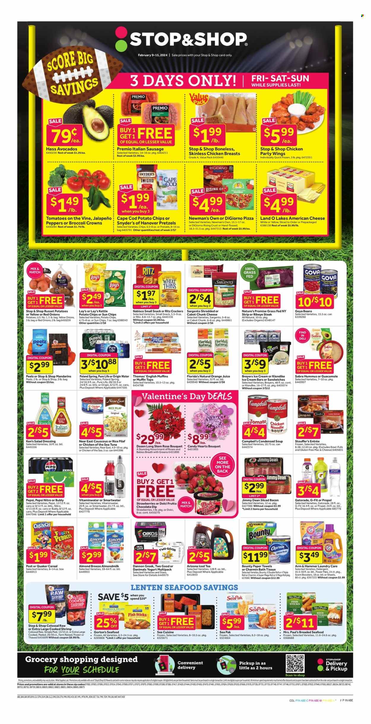 Stop & Shop ad - 02/09/2024 - 02/15/2024. Page 1