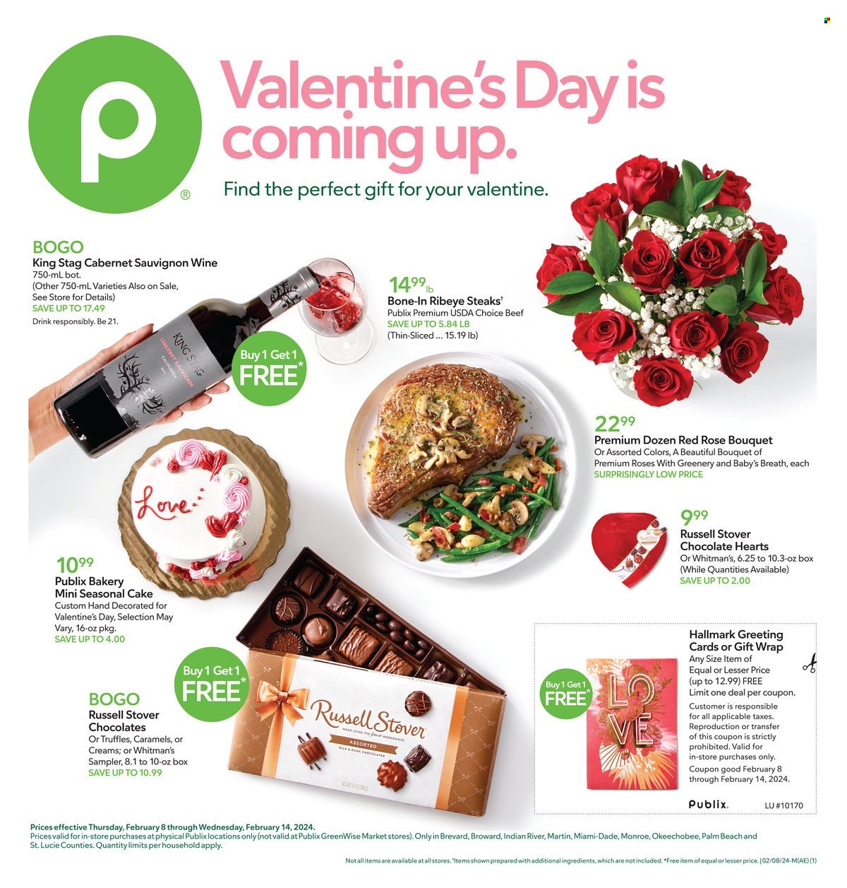 Publix ad - 02/08/2024 - 02/14/2024. Page 1