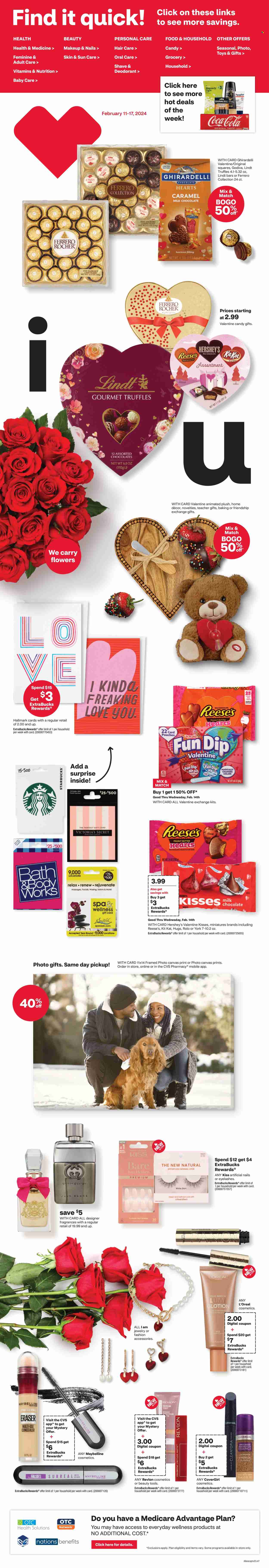 CVS Pharmacy ad - 02/11/2024 - 02/17/2024. Page 1